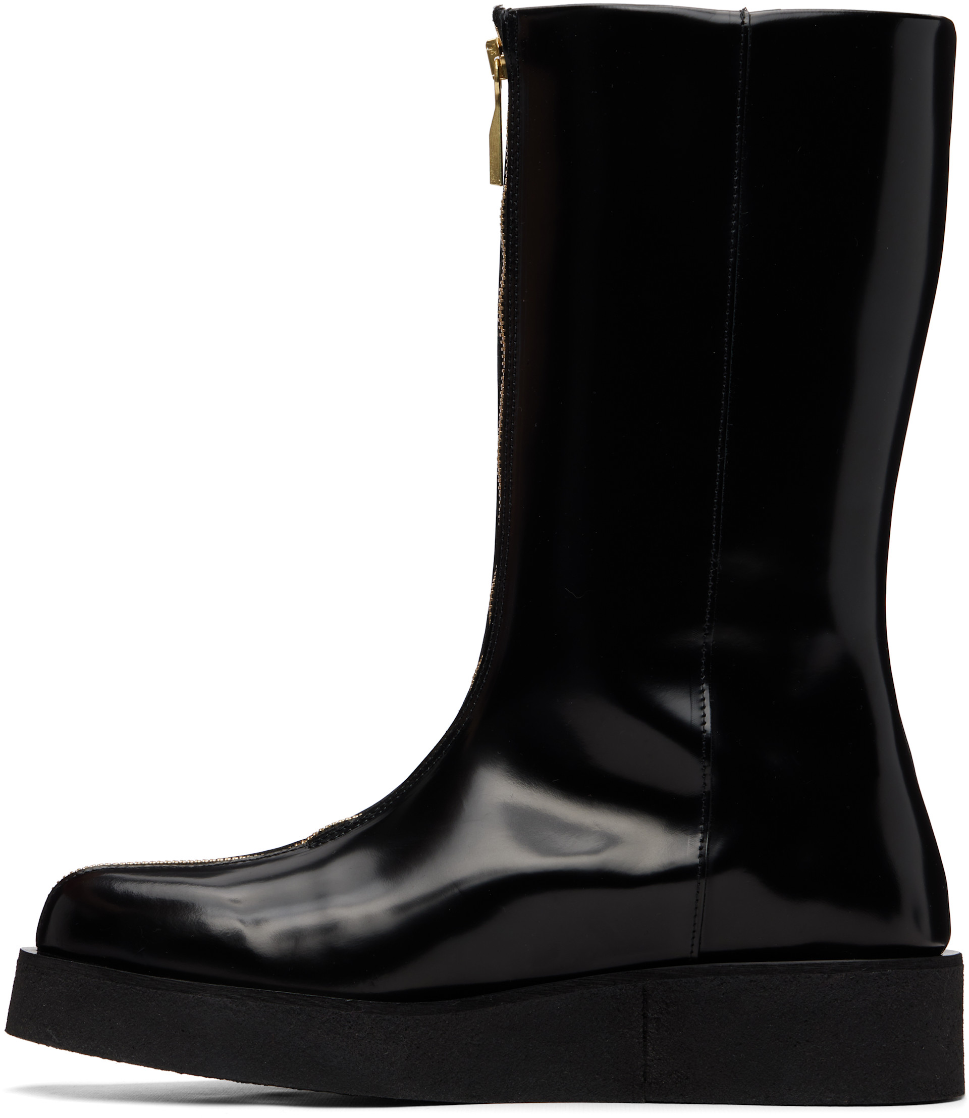 Ernest W. Baker - Black Zipp Boots