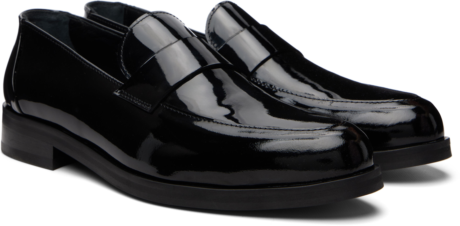Ernest W. Baker - Black Leather Loafers