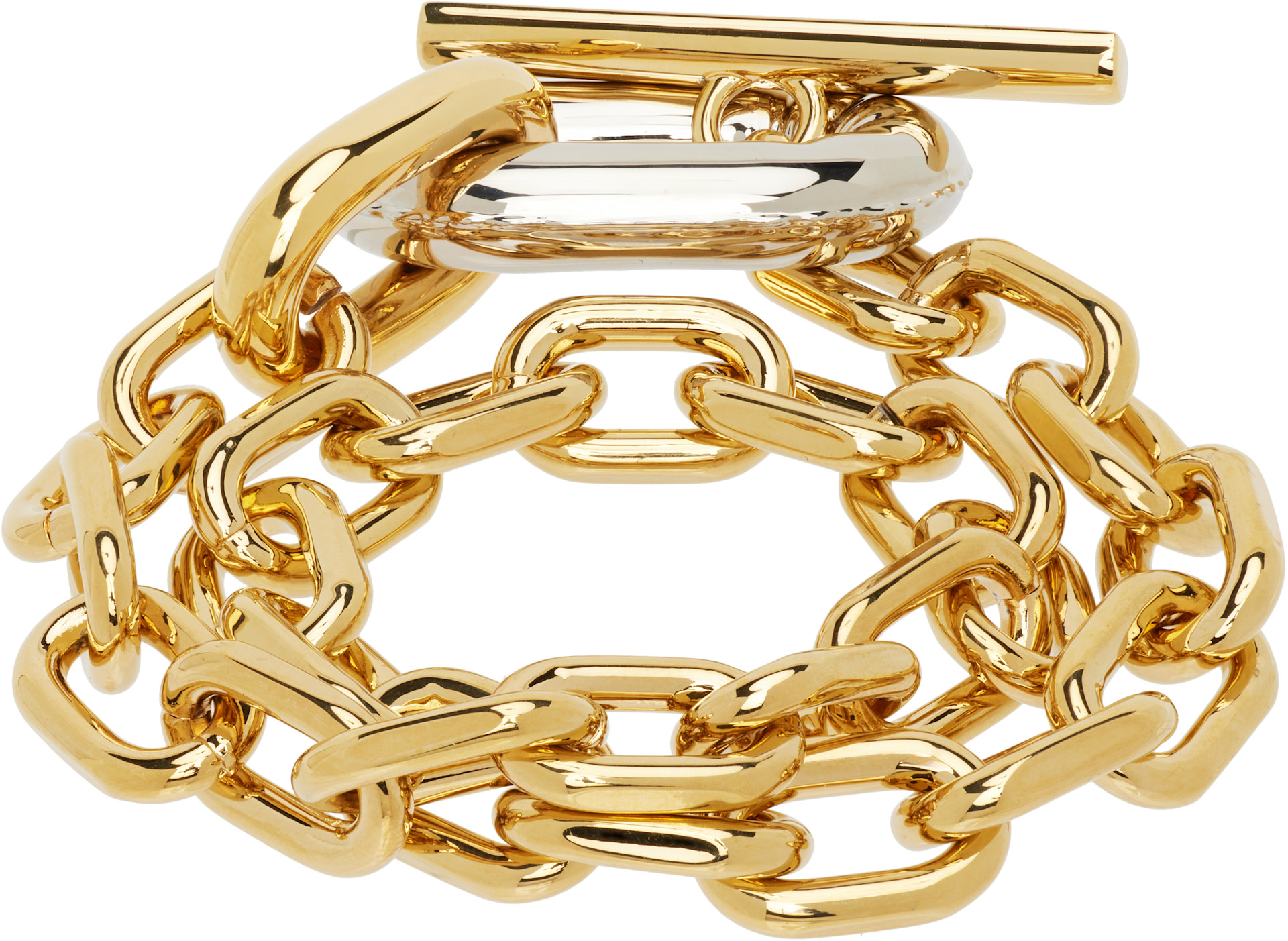 Rabanne - Bracelet à fermoir à traverse