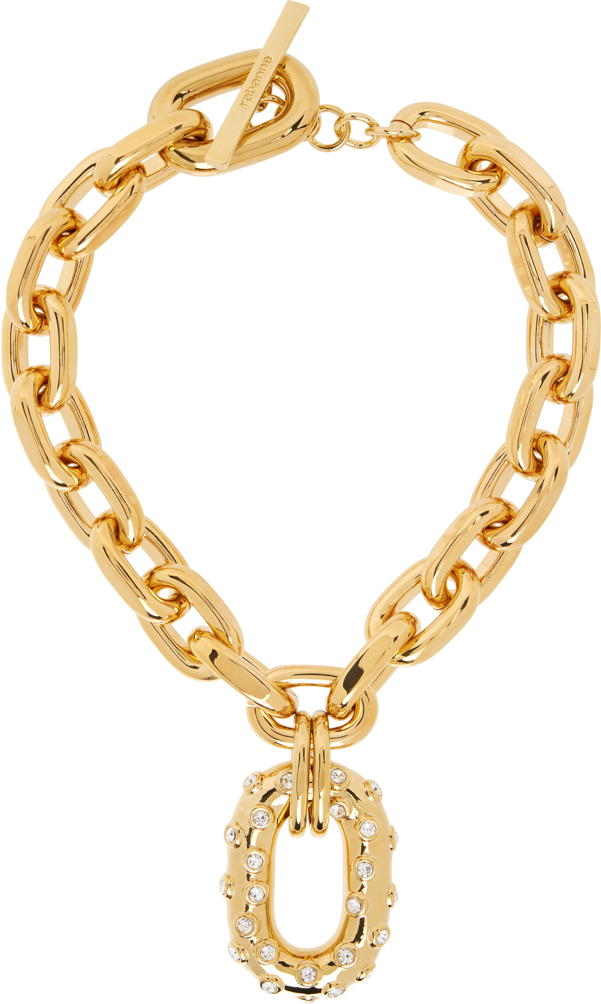 Rabanne - Collier à fermoir à traverse