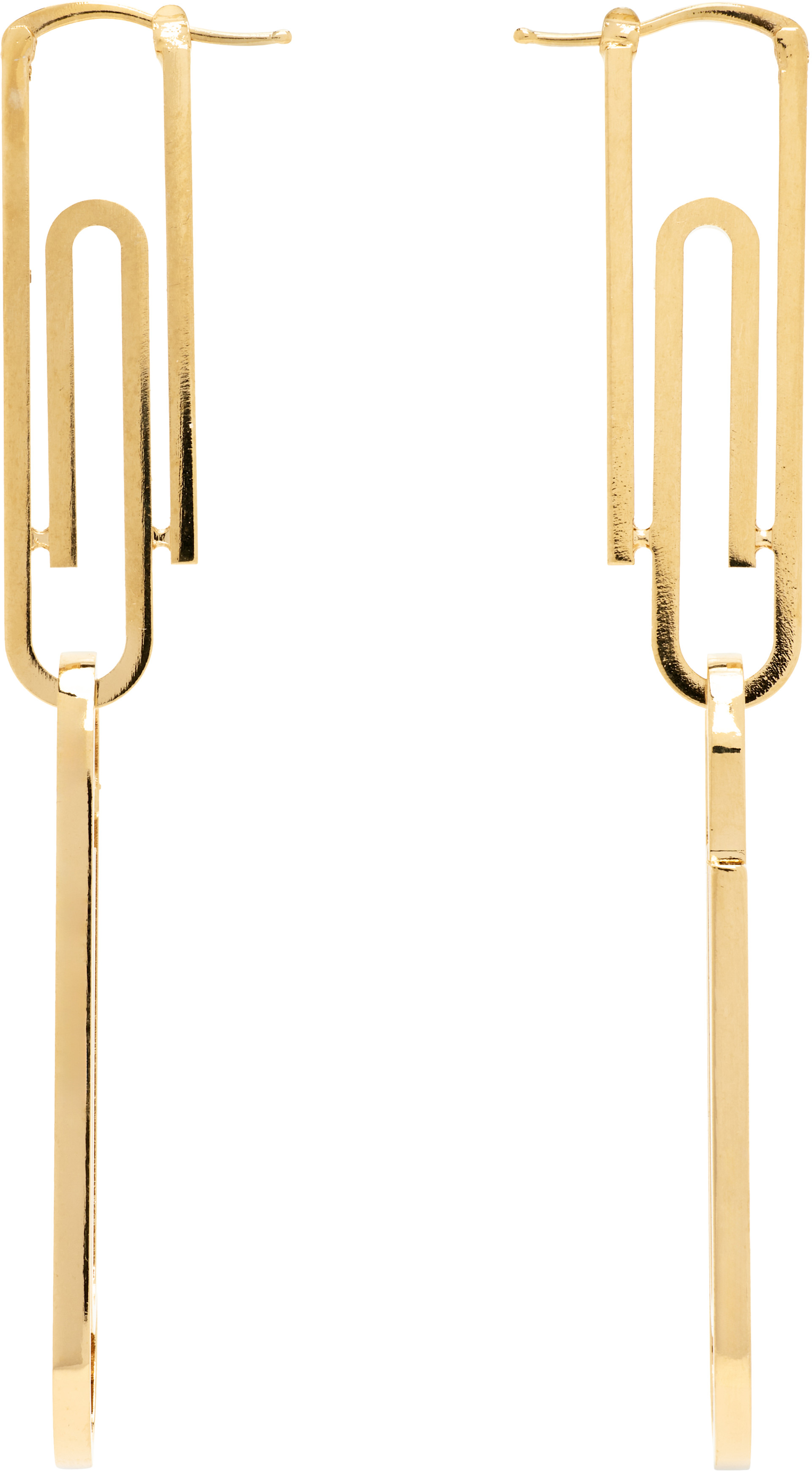 Off-White - Boucles d'oreilles en forme de trombone