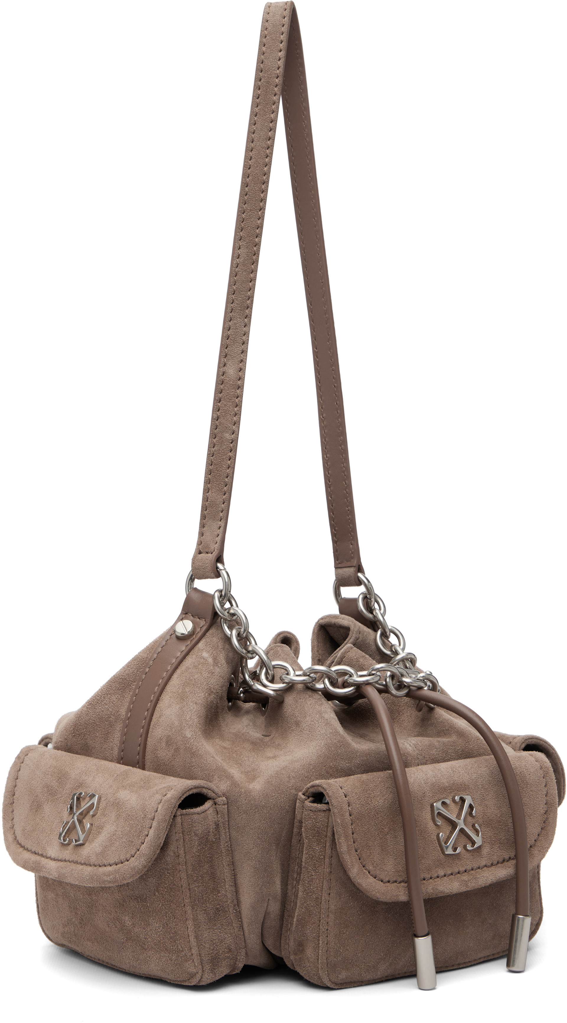 Off-White - Sac seau Dumbo.B brun
