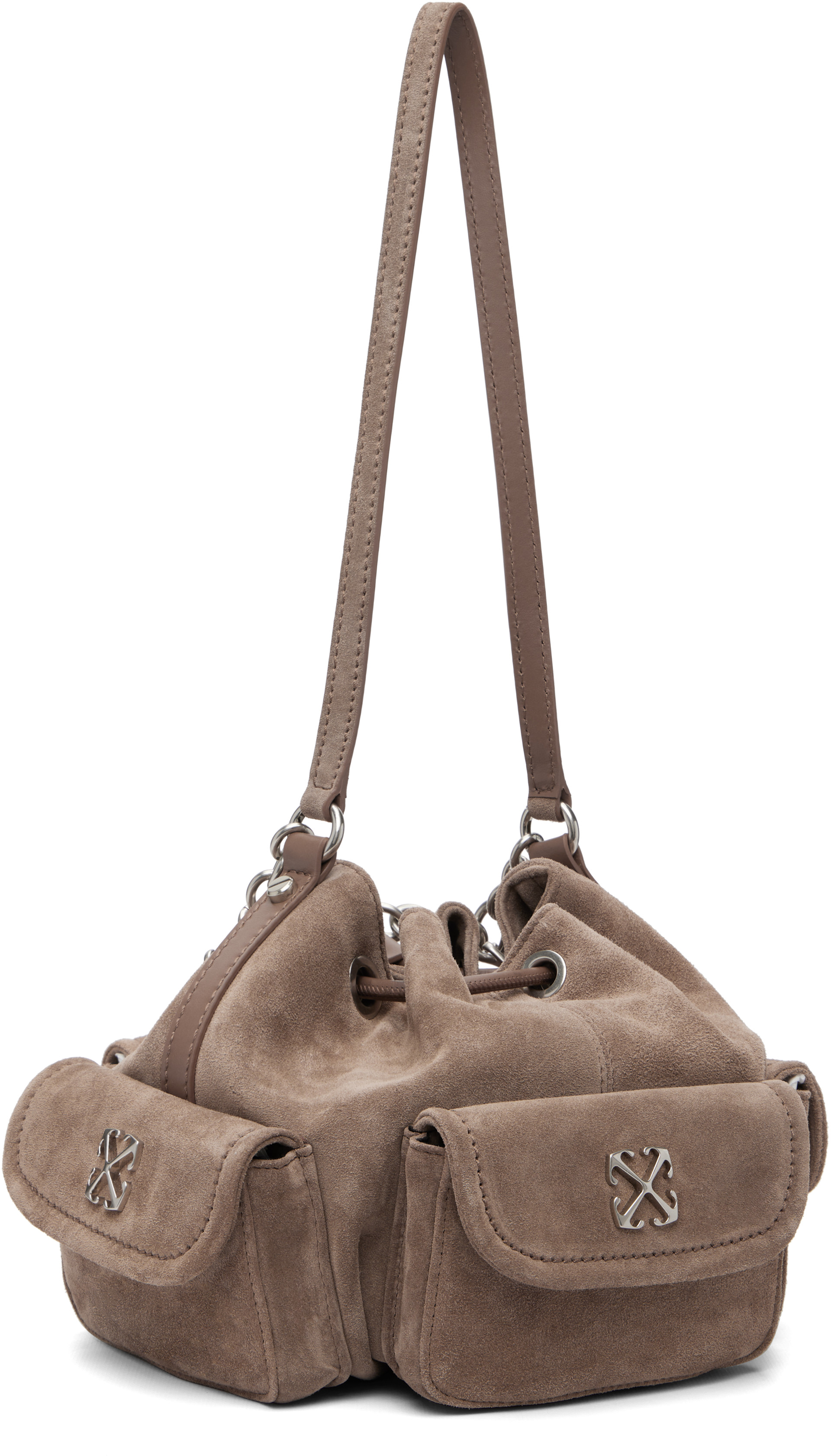 Off-White - Sac seau Dumbo.B brun