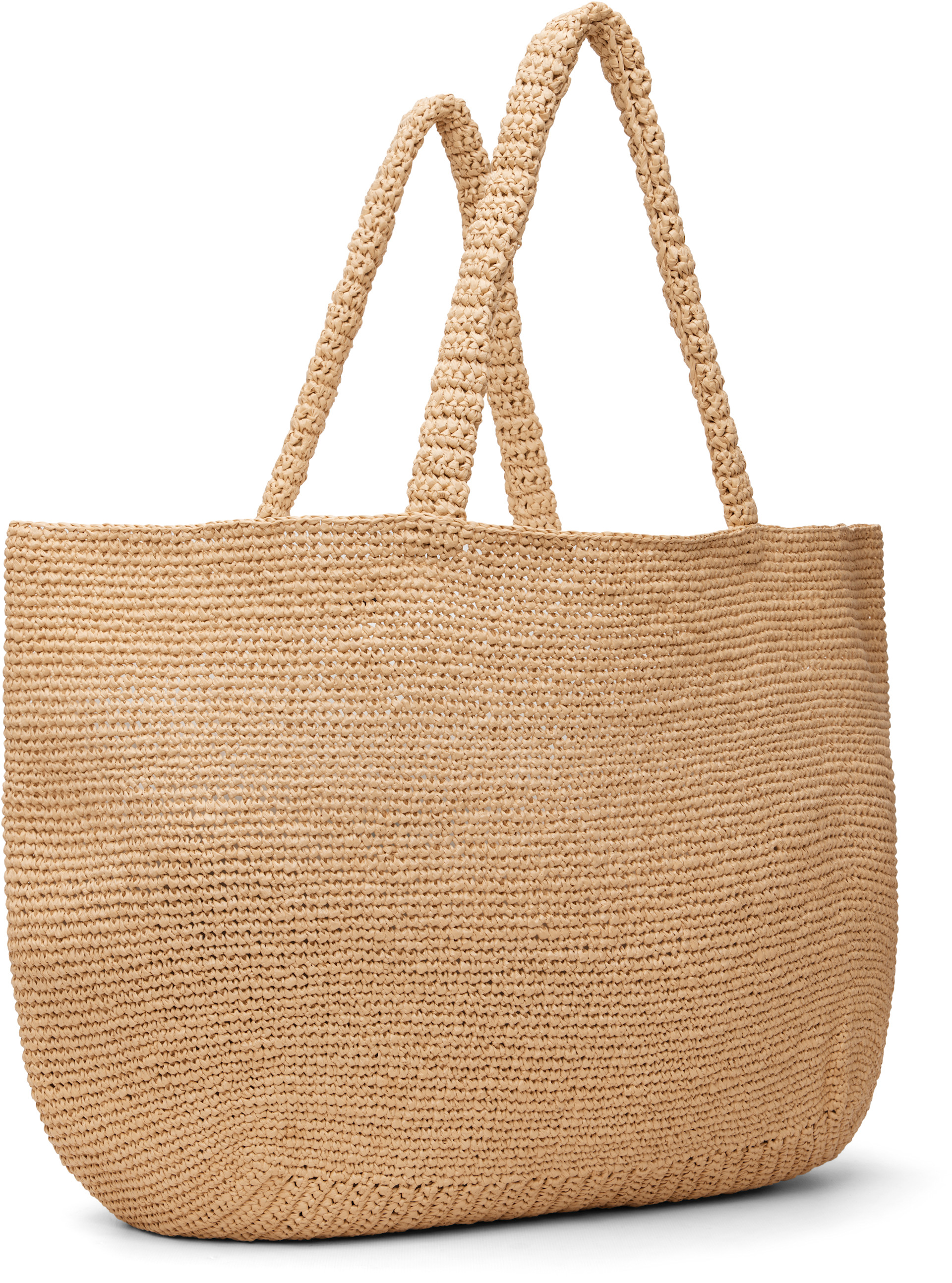 Off-White - Cabas beige à texte - Jitney