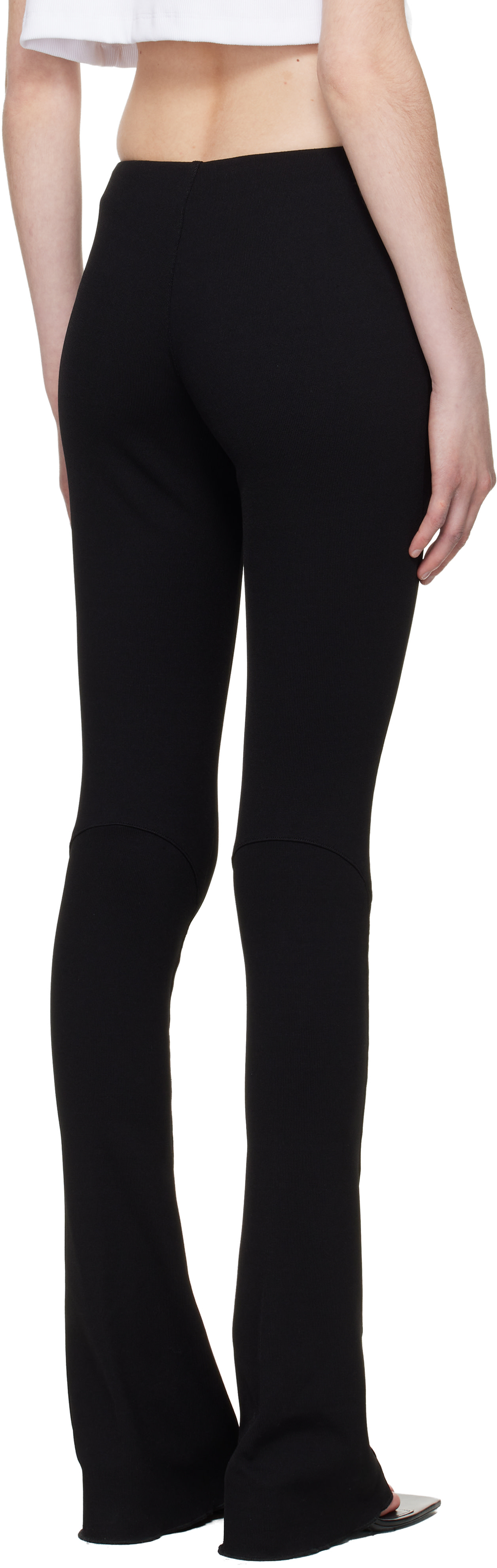Off-White - Black Heavy Jersey Slim Trousers