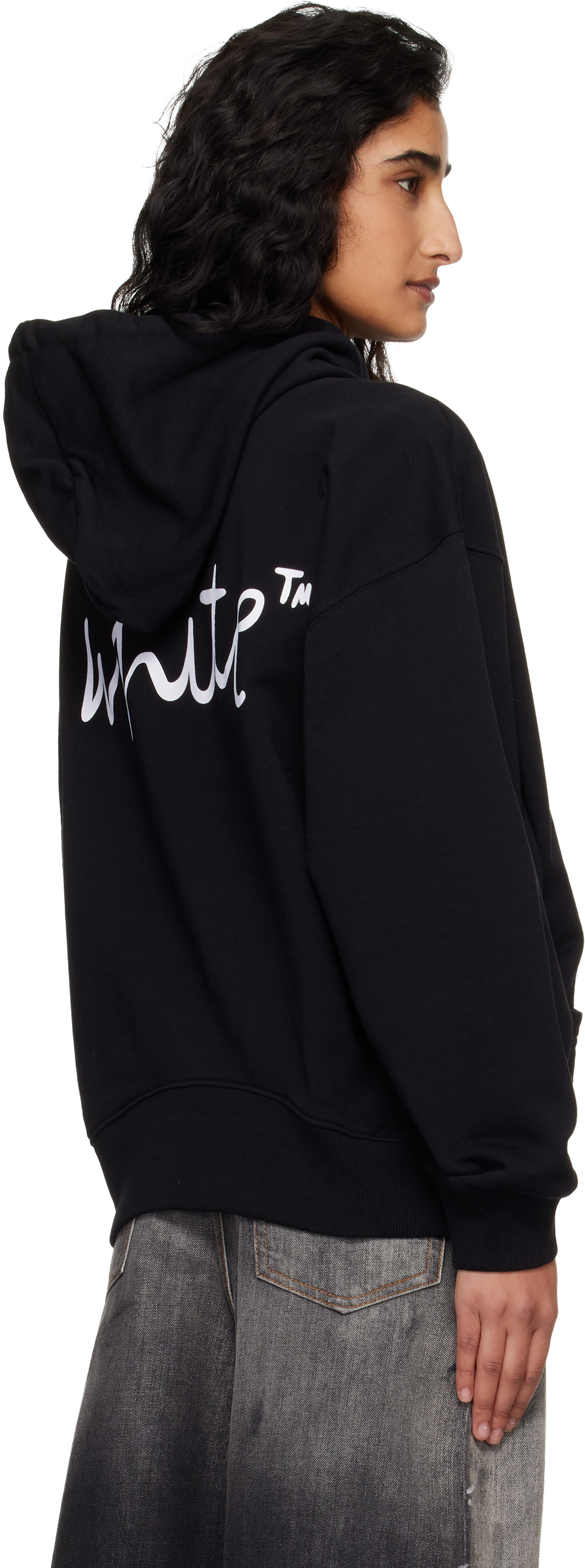 Off-White - Pull à capuche Shared noir