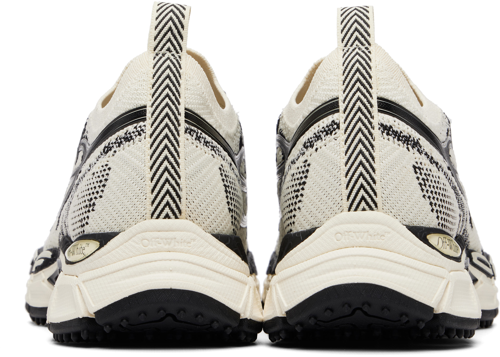 Off-White - Baskets Be Right Back blanc cassé en tricot