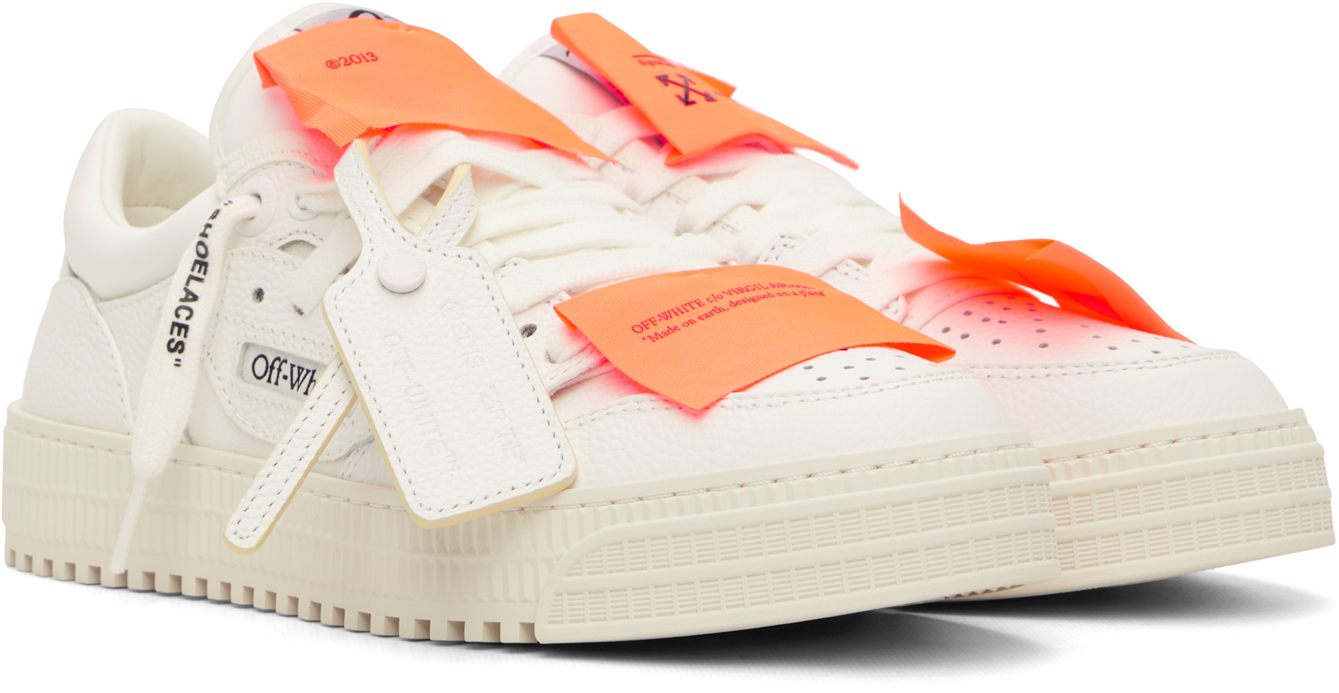 Off-White: White Low Top 3.0 Off Court Sneakers | SSENSE