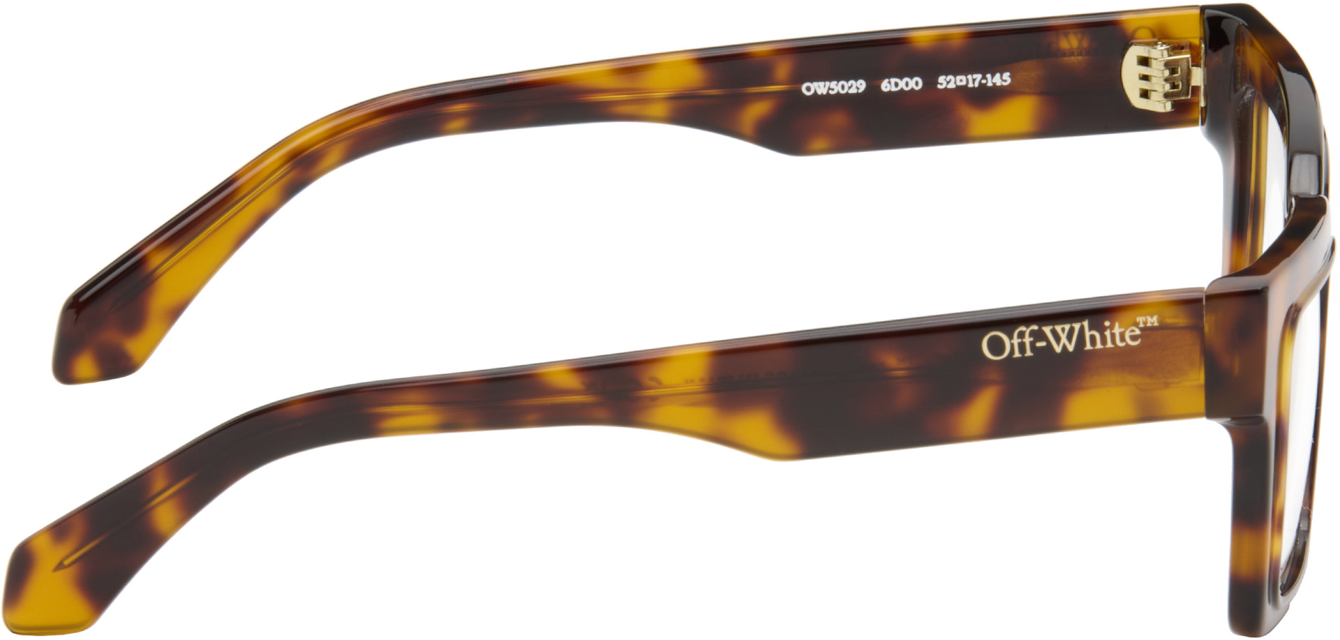 Off-White - 브라운 5029 안경
