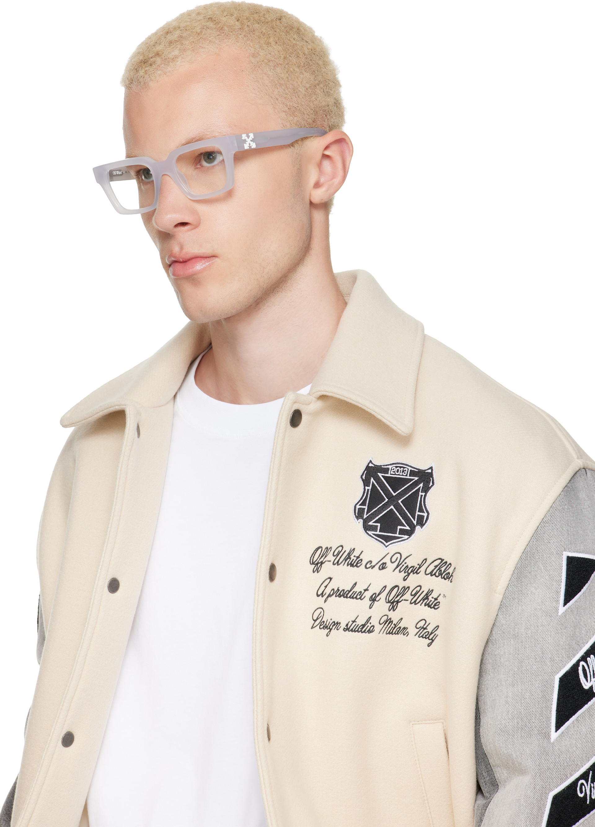 Off-White - Gray Style 21 Glasses