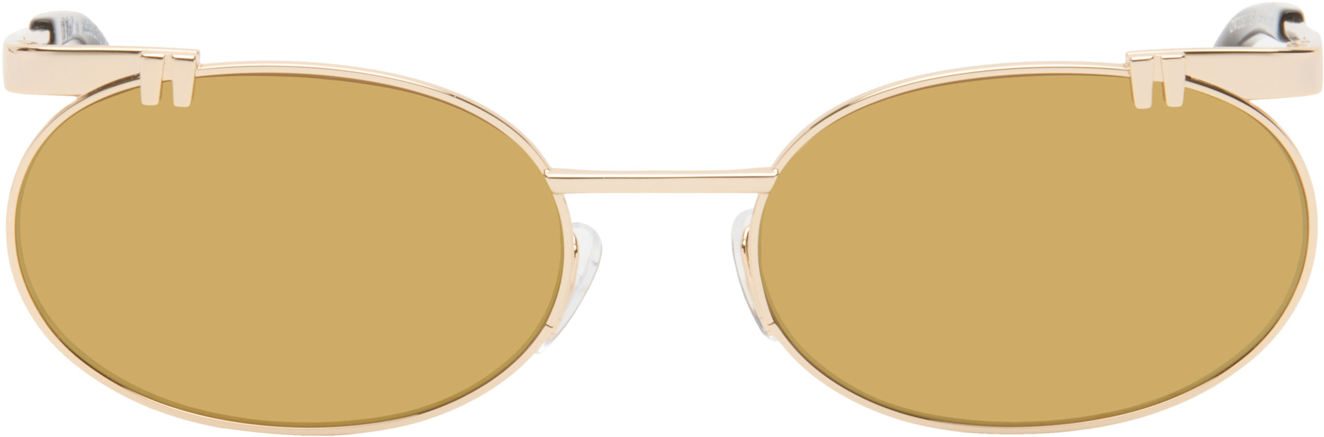 Off-White - Lunettes de soleil OW2030 dorées