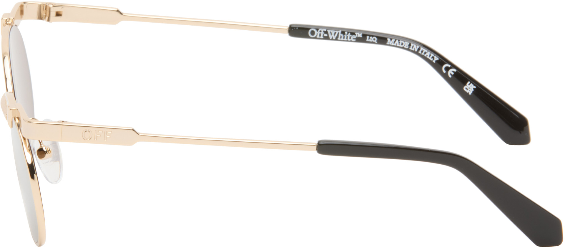 Off-White - Lunettes de soleil OW2030 dorées