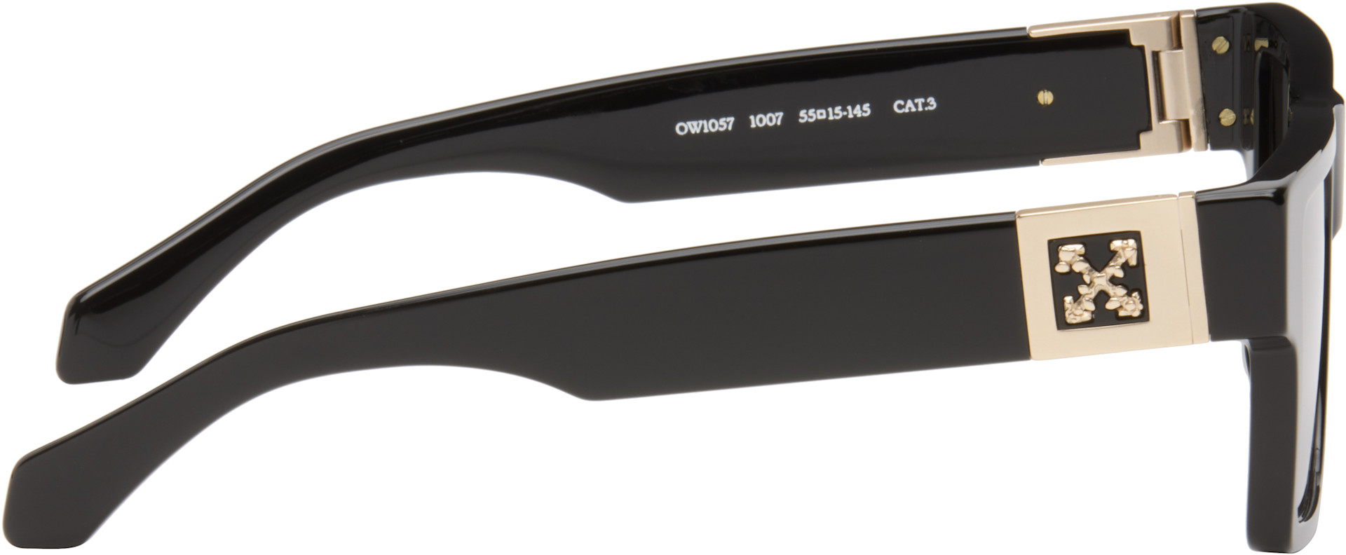 Off-White - Lunettes de soleil Henderson noires