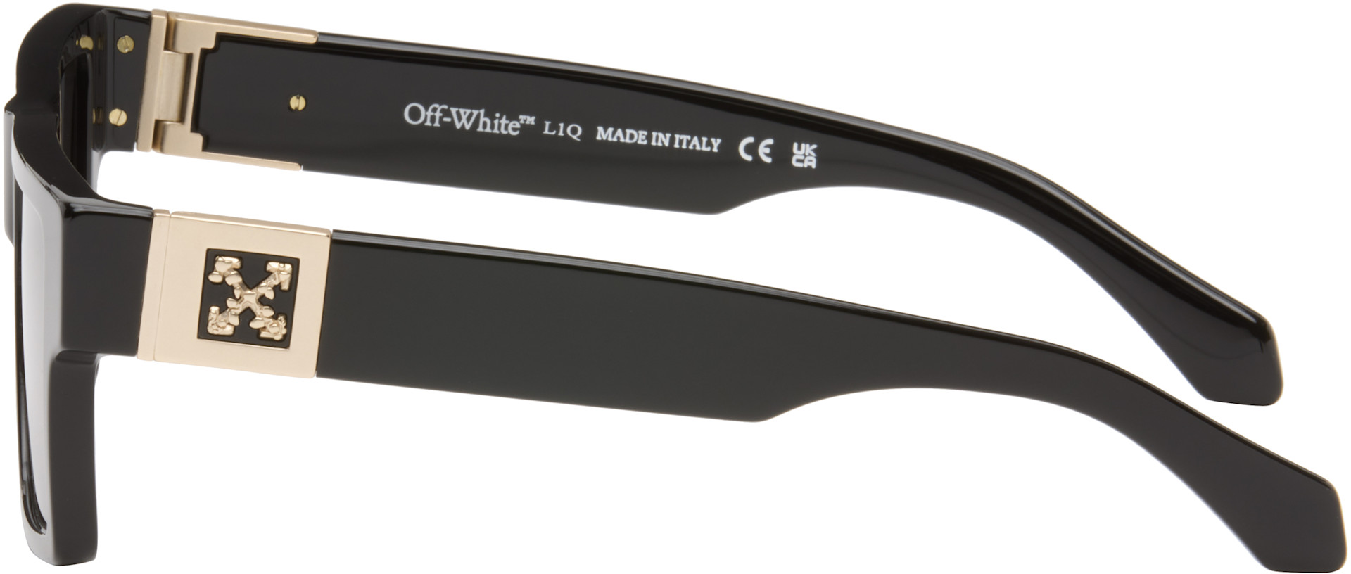 Off-White - Lunettes de soleil Henderson noires
