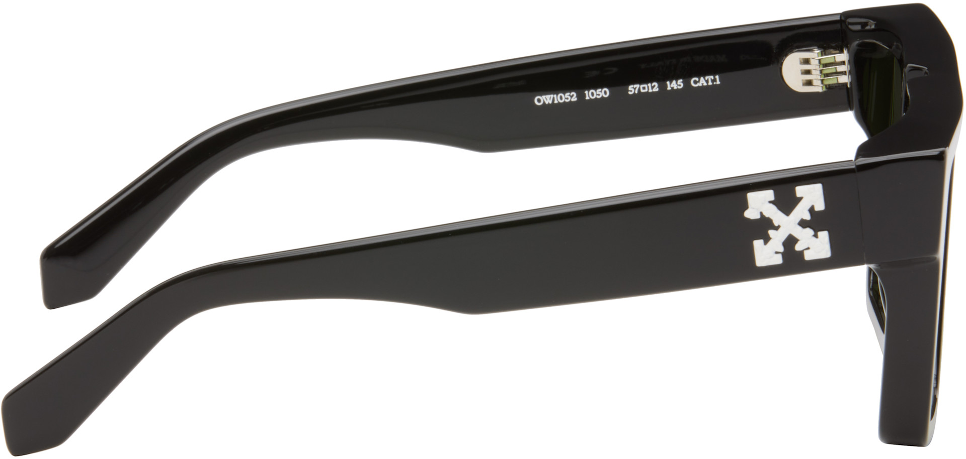 Off-White - Black Berkeley Sunglasses