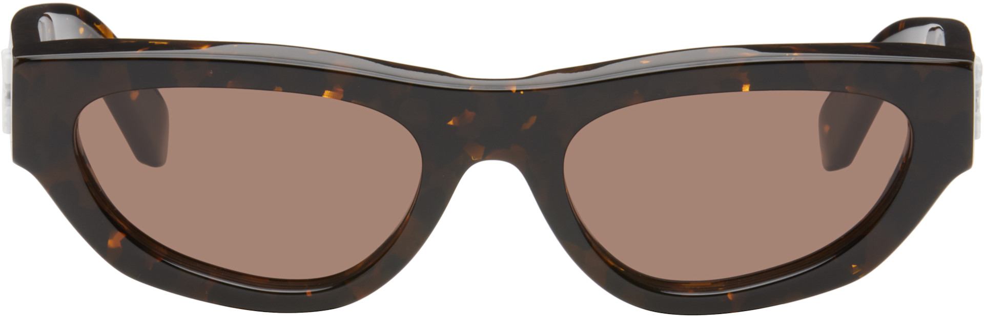 Off-White - Lunettes de soleil Honolulu brunes