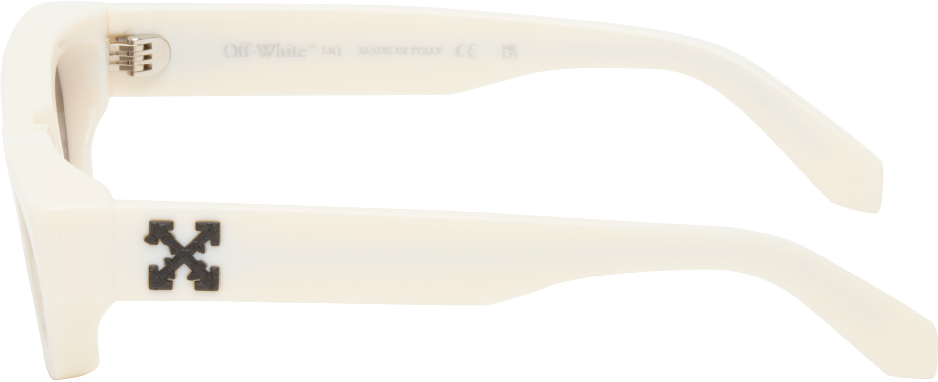 Off-White - Lunettes de soleil Honolulu blanc cassé
