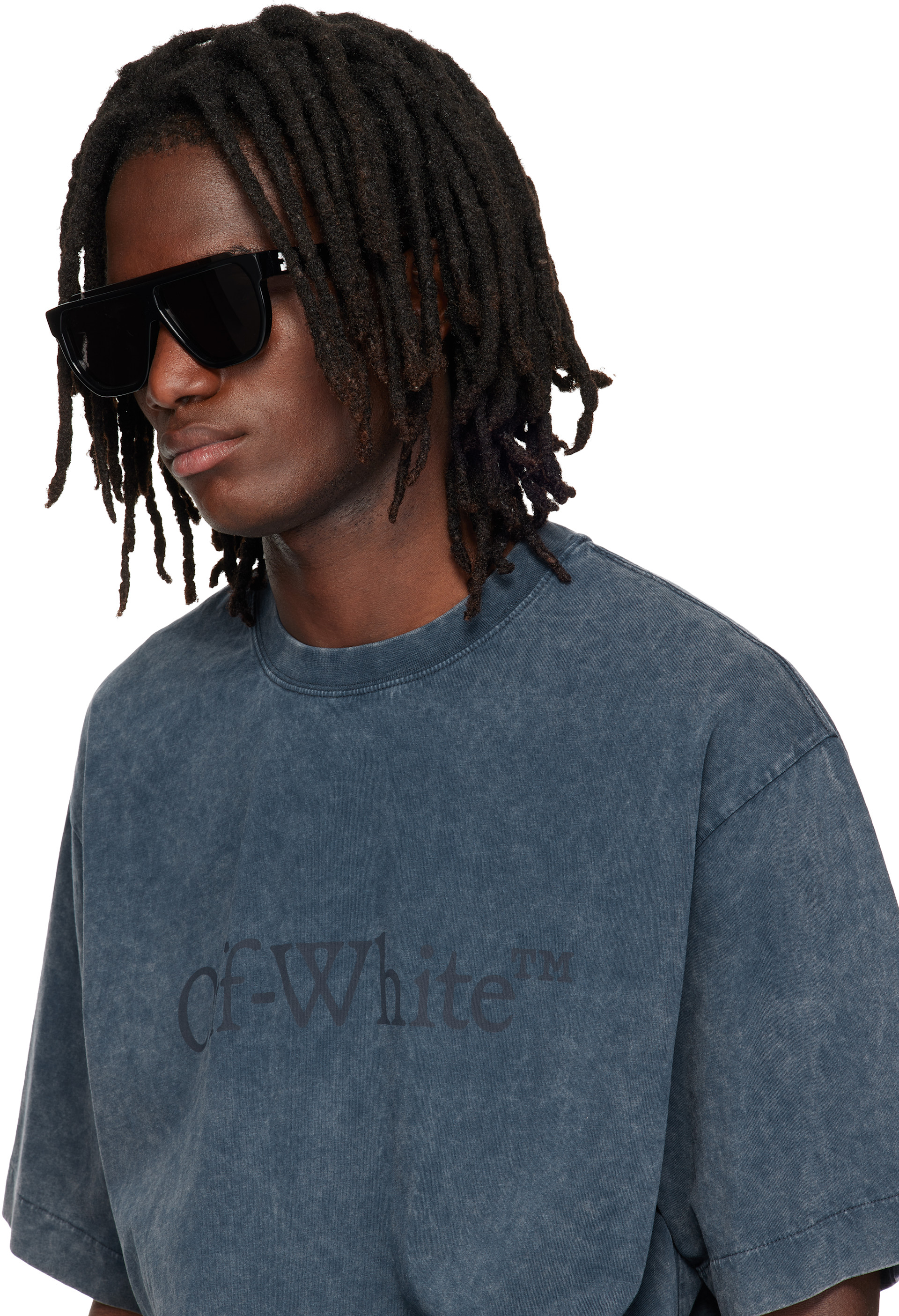 Off-White - Lunettes de soleil Earth noires