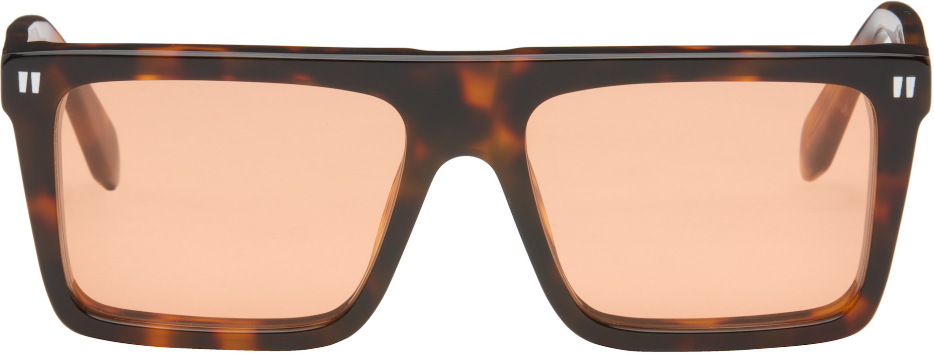 Off-White - Lunettes de soleil Bridgeport brunes