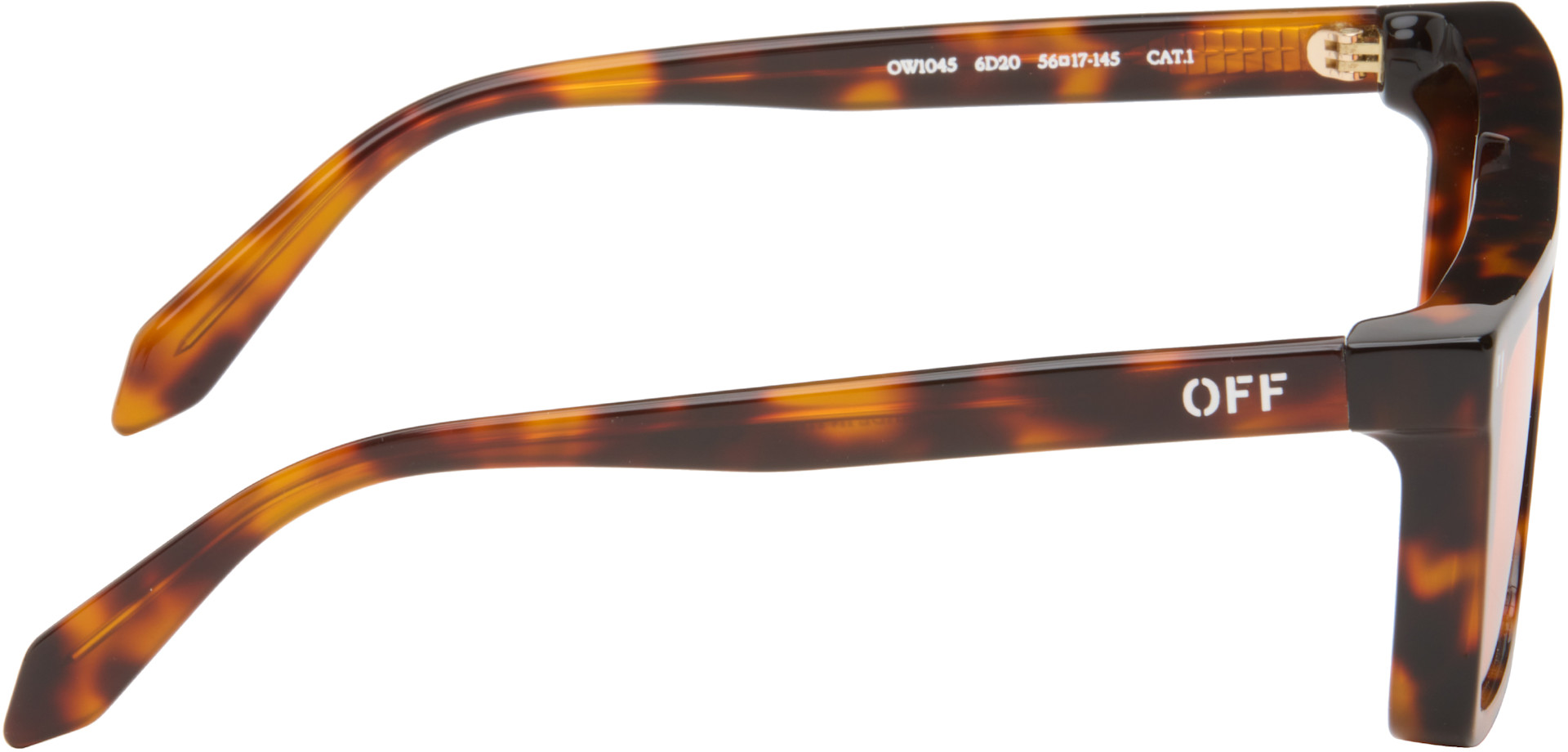 Off-White - Lunettes de soleil Bridgeport brunes