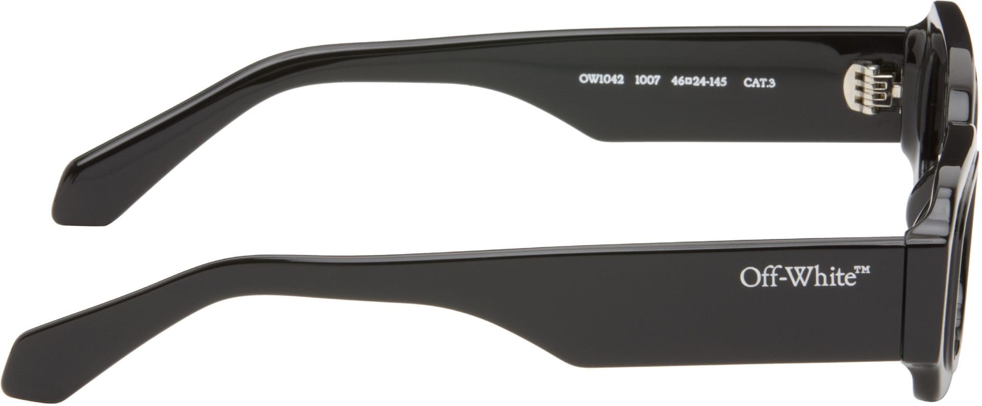 Off-White - Lunettes de soleil Olympia noires