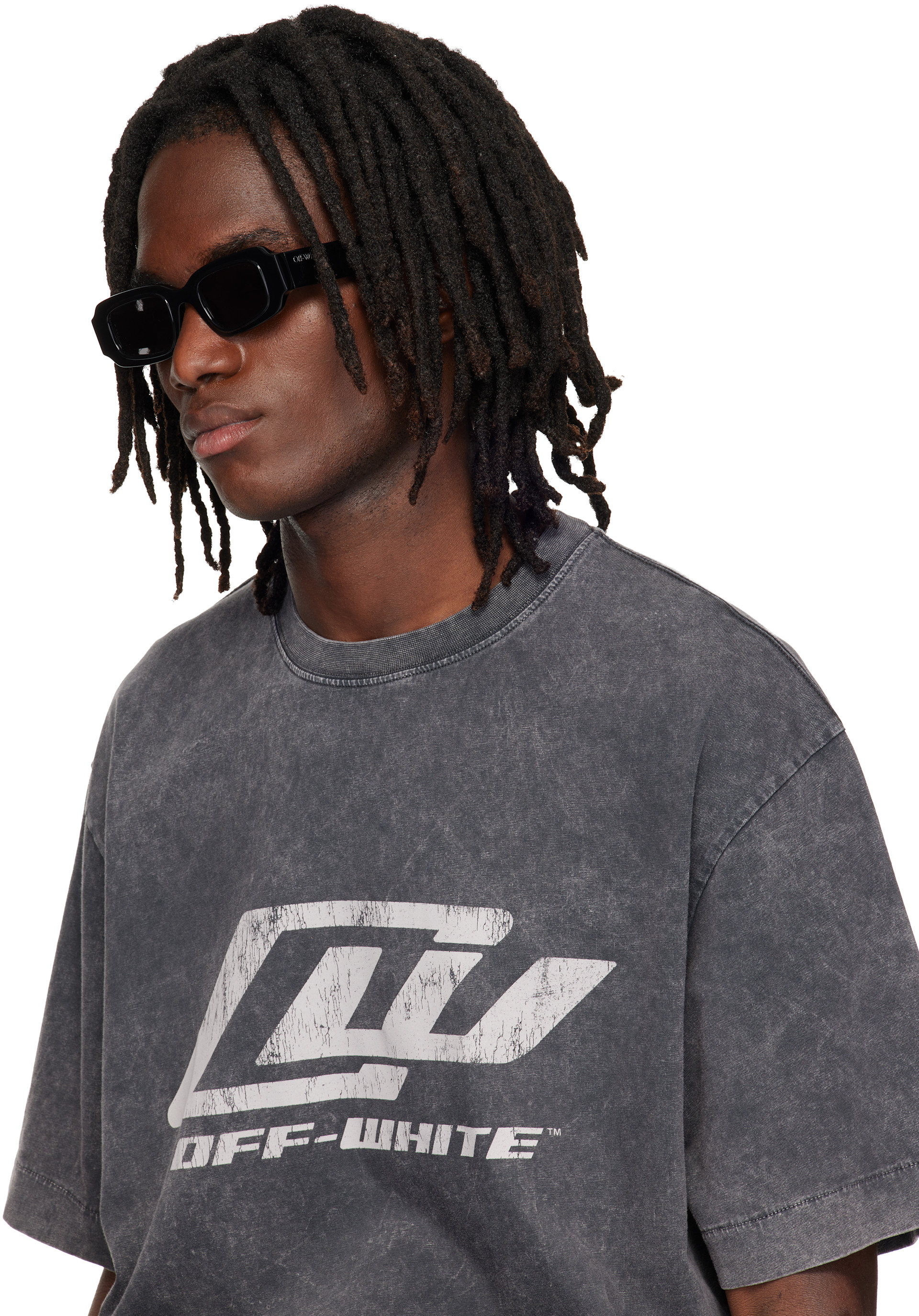 Off-White - Lunettes de soleil Olympia noires