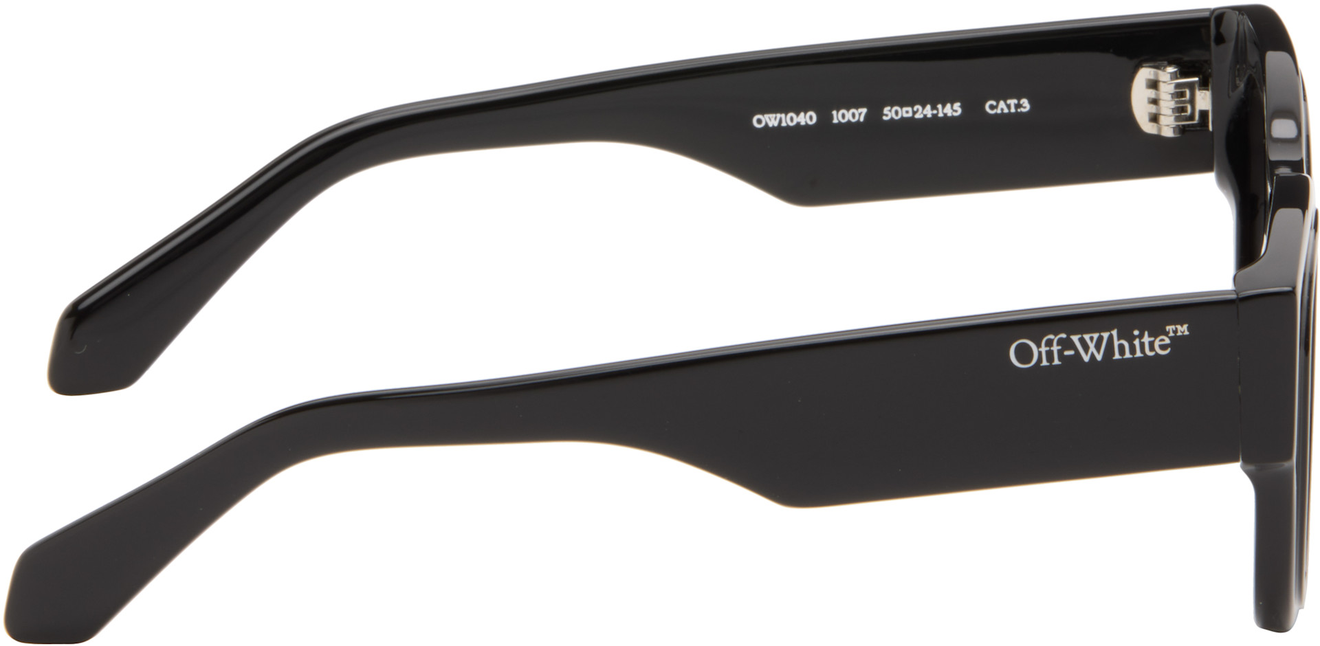Off-White - Lunettes de soleil Akron noires