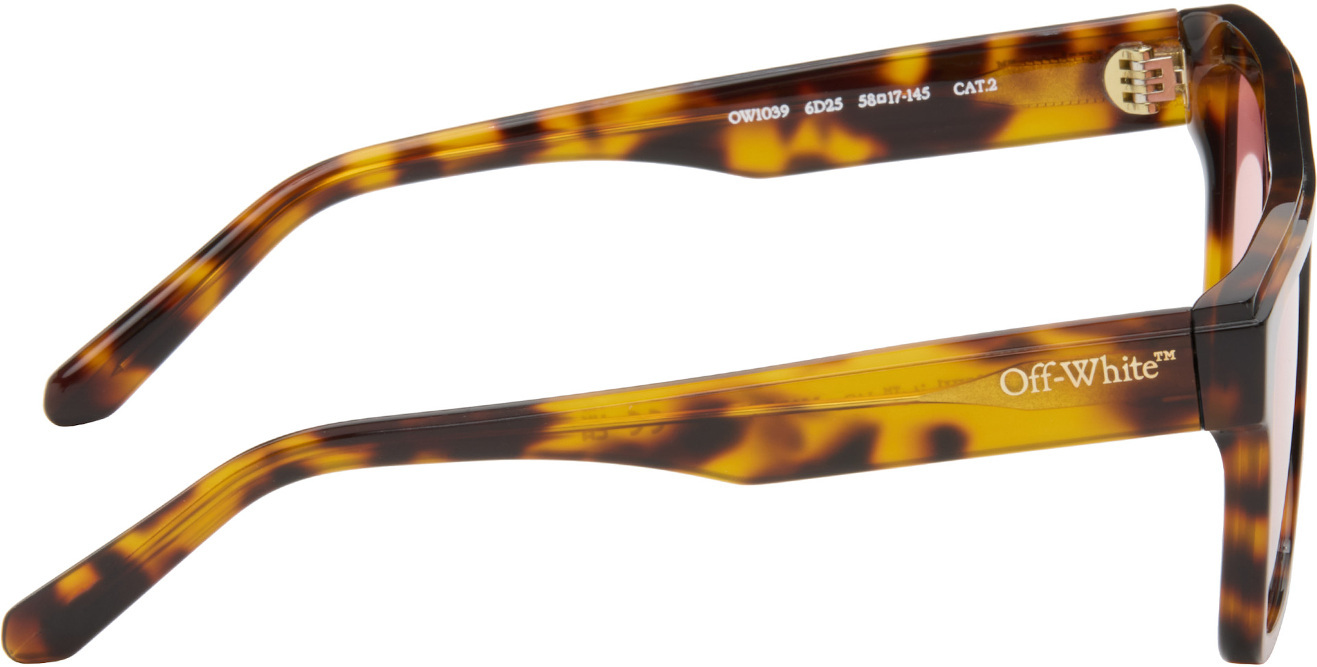 Off-White - Brown Warwick Sunglasses