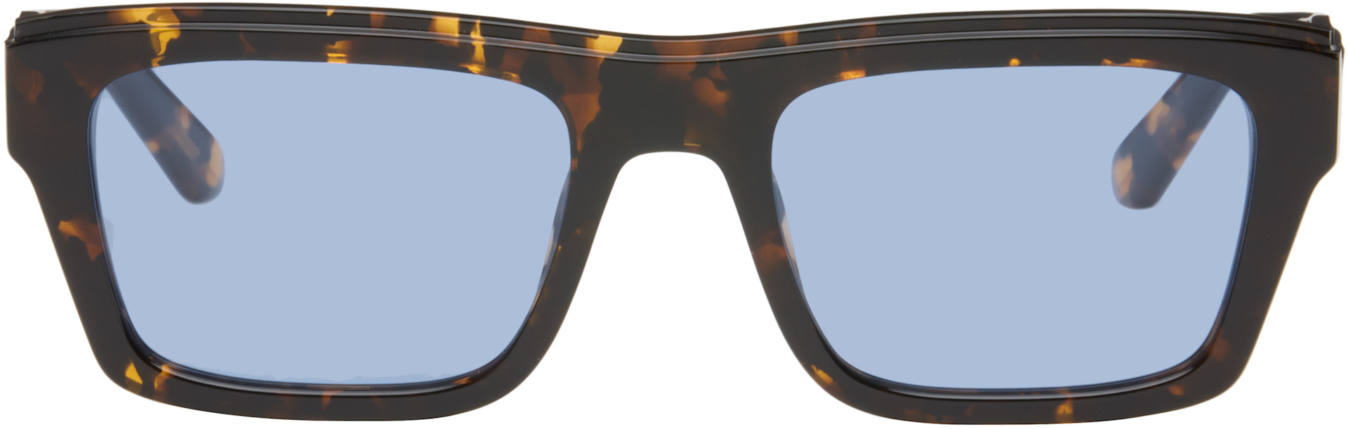 Off-White - Lunettes de soleil Flint brunes