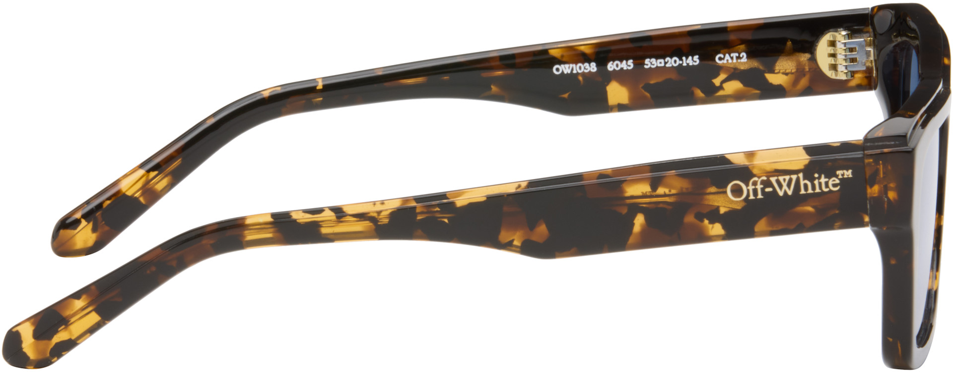 Off-White - Lunettes de soleil Flint brunes