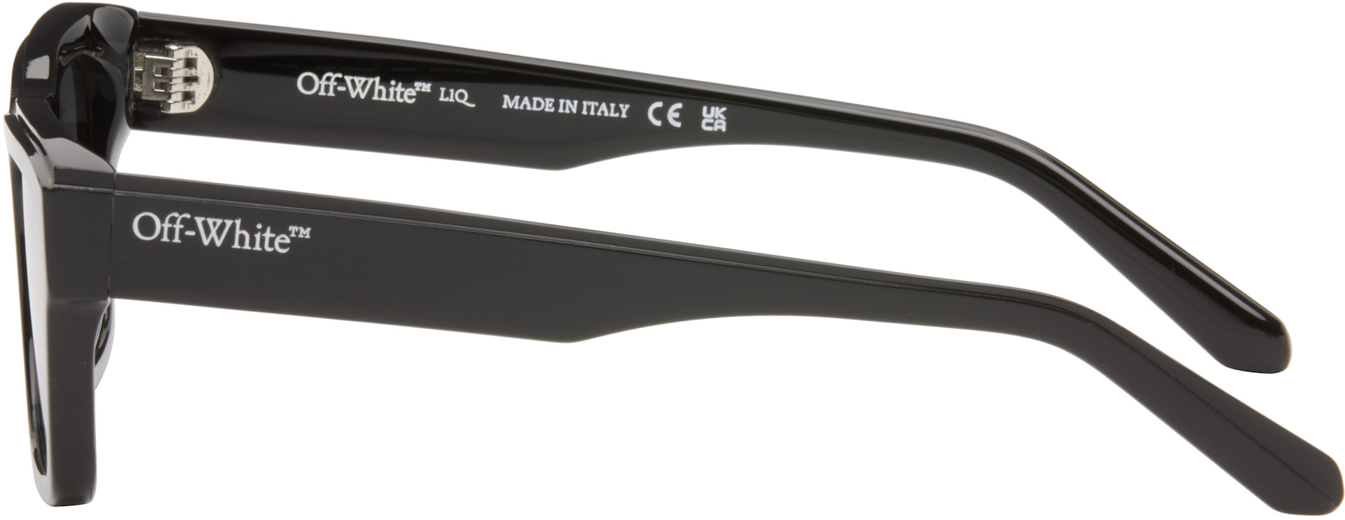 Off-White - Lunettes de soleil Flint noires