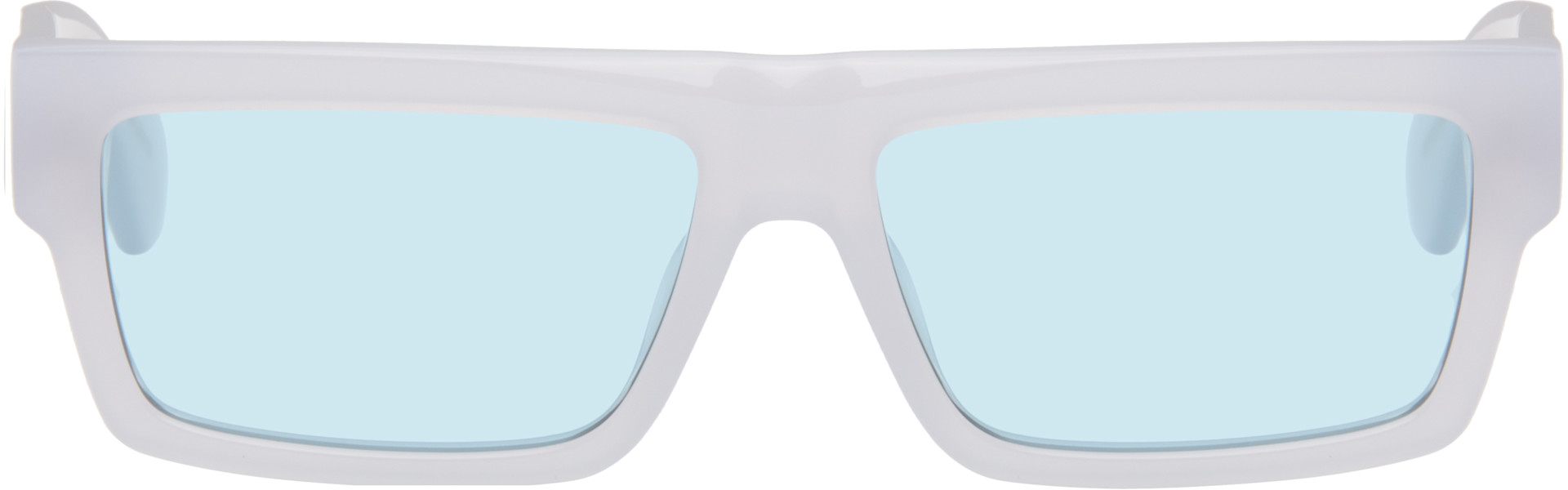 Off-White - Lunettes de soleil Montgomery bleues