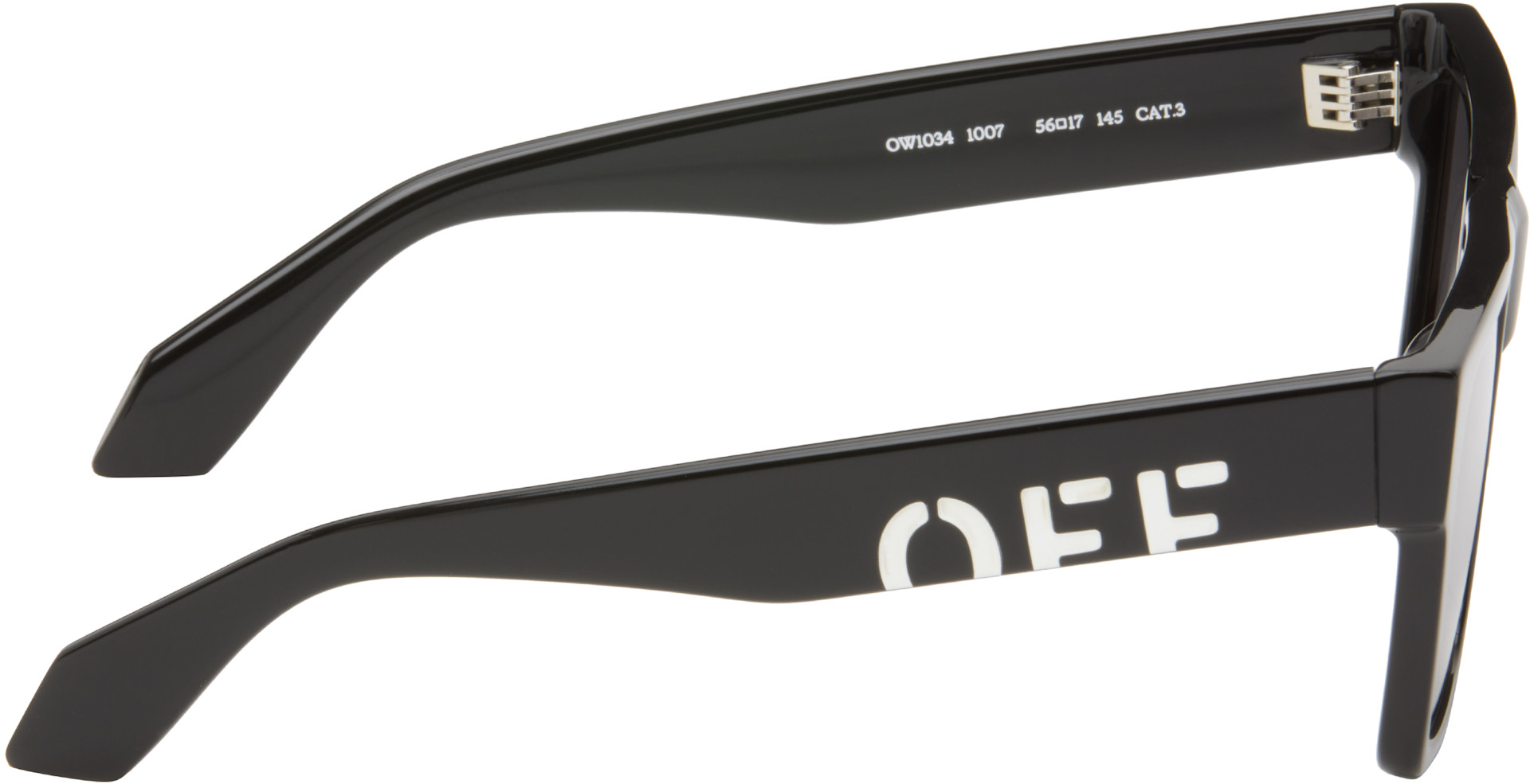 Off-White - Lunettes de soleil Casper noires