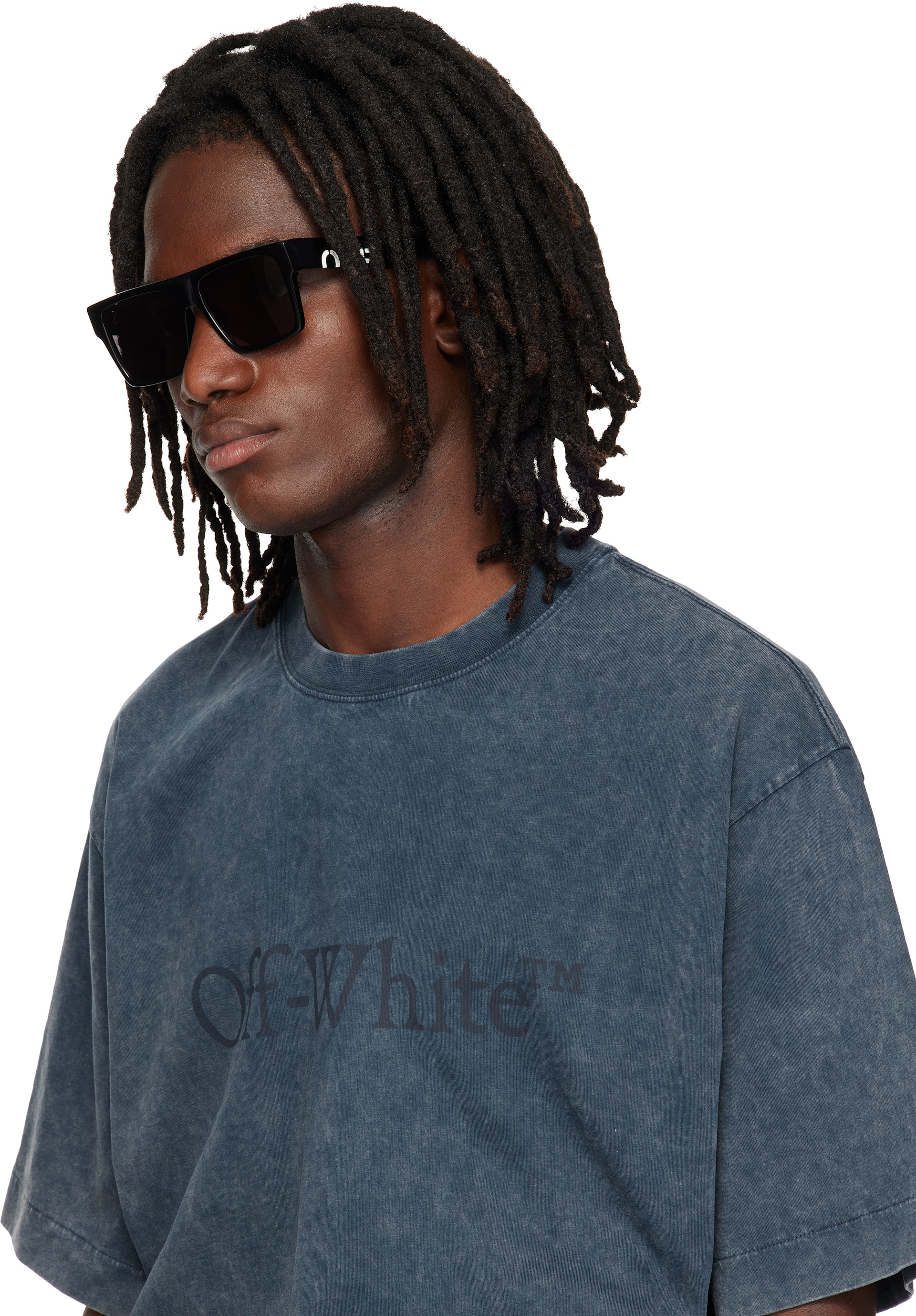 Off-White - Lunettes de soleil Casper noires