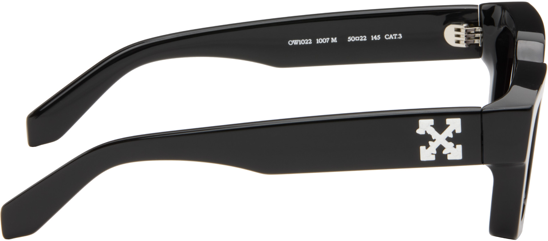 Off-White - Lunettes de soleil Virgil noires