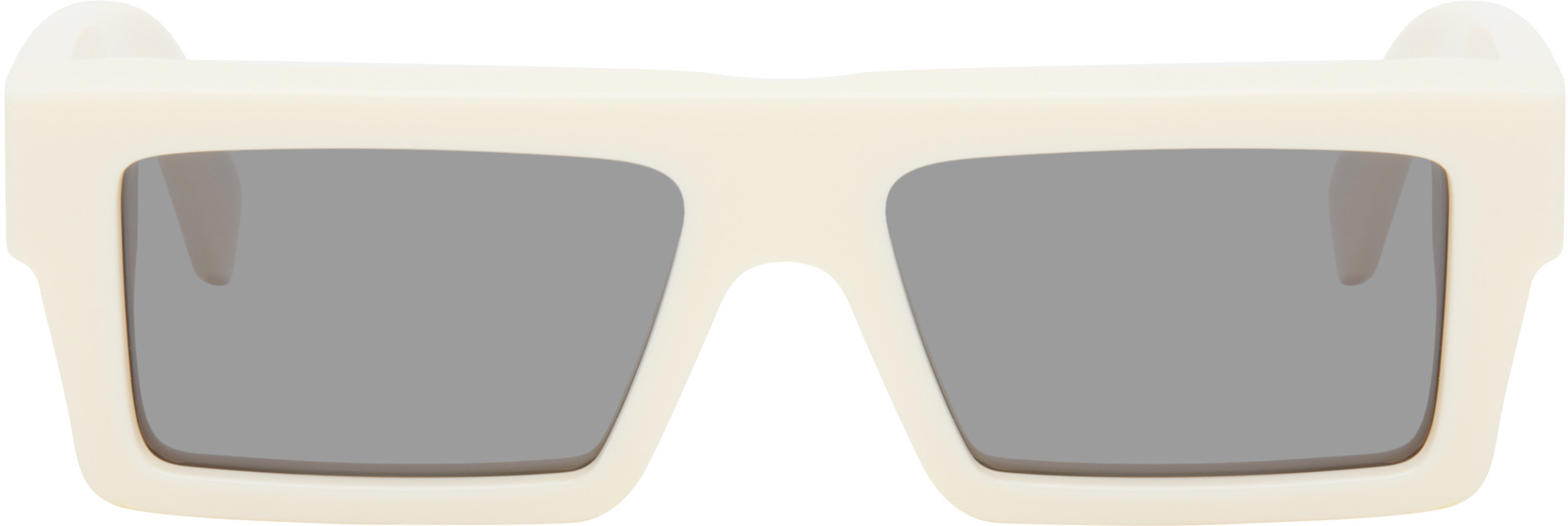 Off-White - Lunettes de soleil Ruby blanc cassé