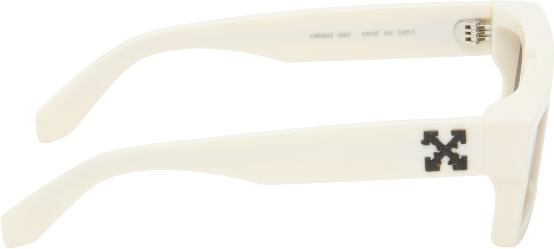 Off-White - Lunettes de soleil Ruby blanc cassé