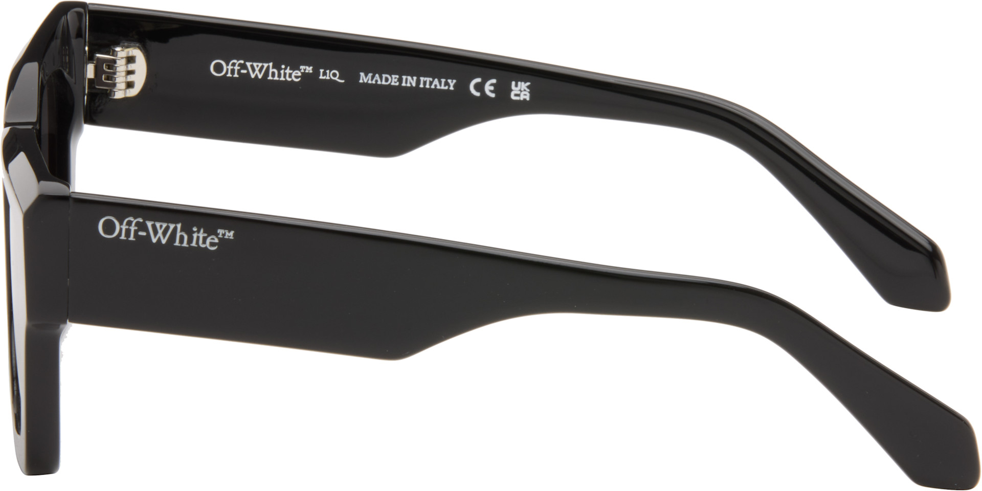 Off-White - Lunettes de soleil Davie noires