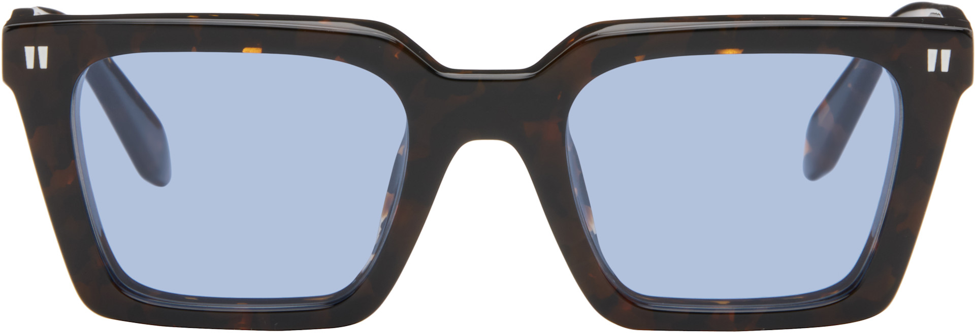 Off-White - Lunettes de soleil Reno brunes