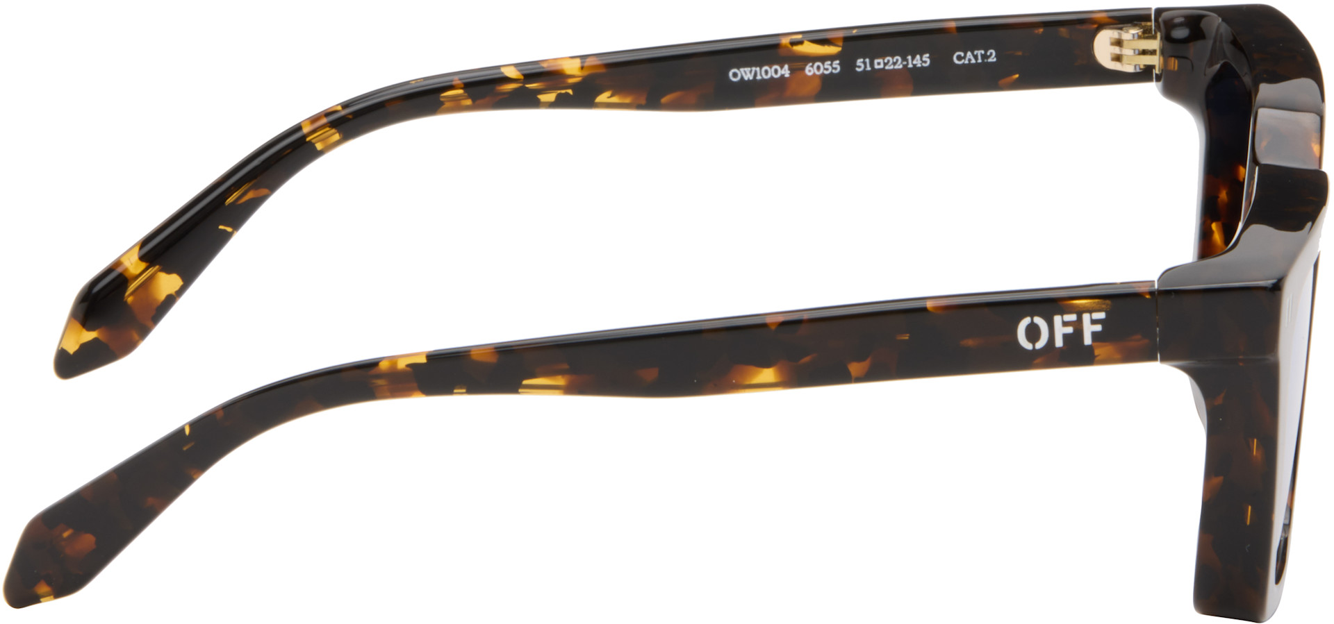 Off-White - Lunettes de soleil Reno brunes