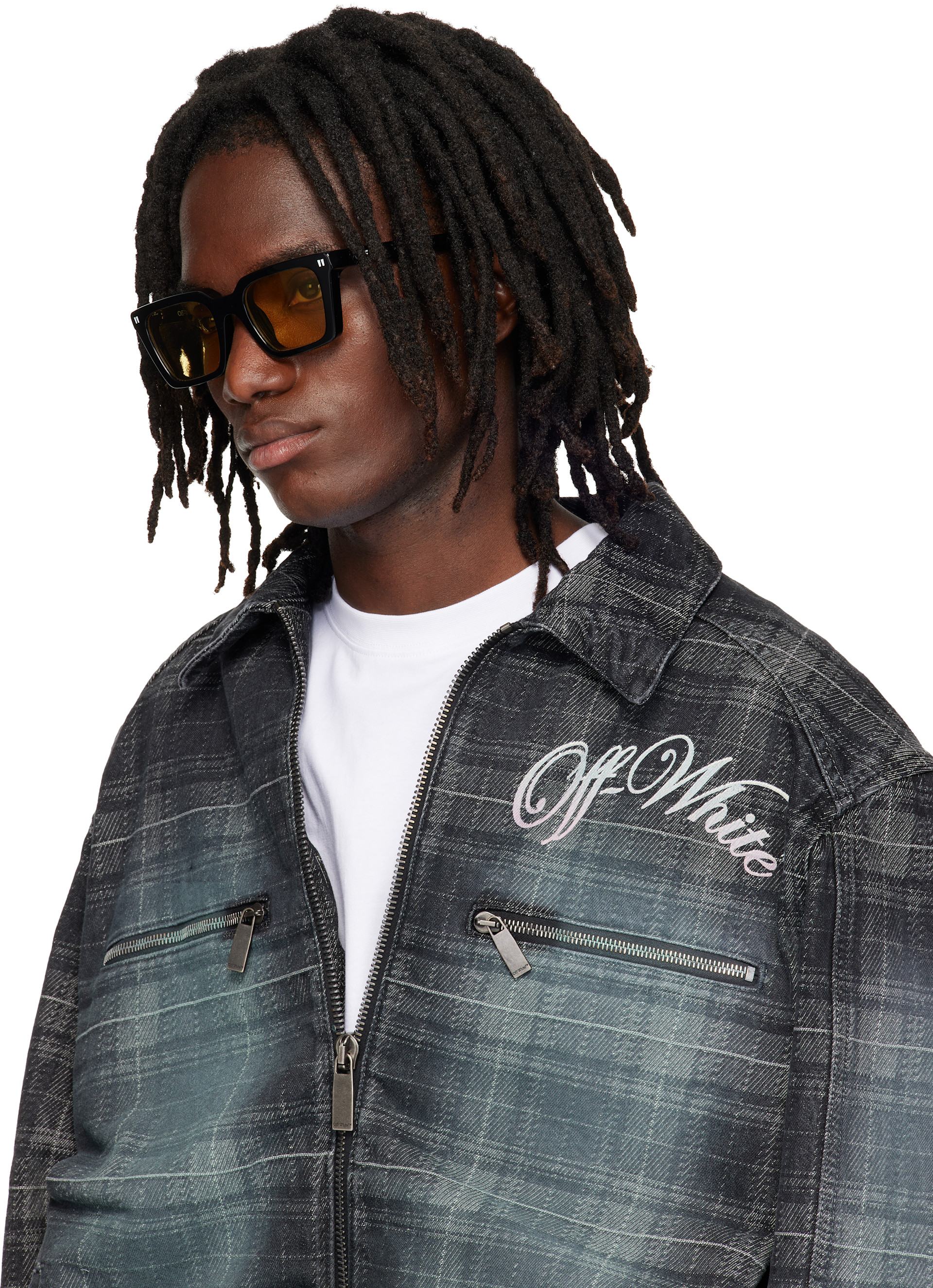 Off-White - Lunettes de soleil Reno noires