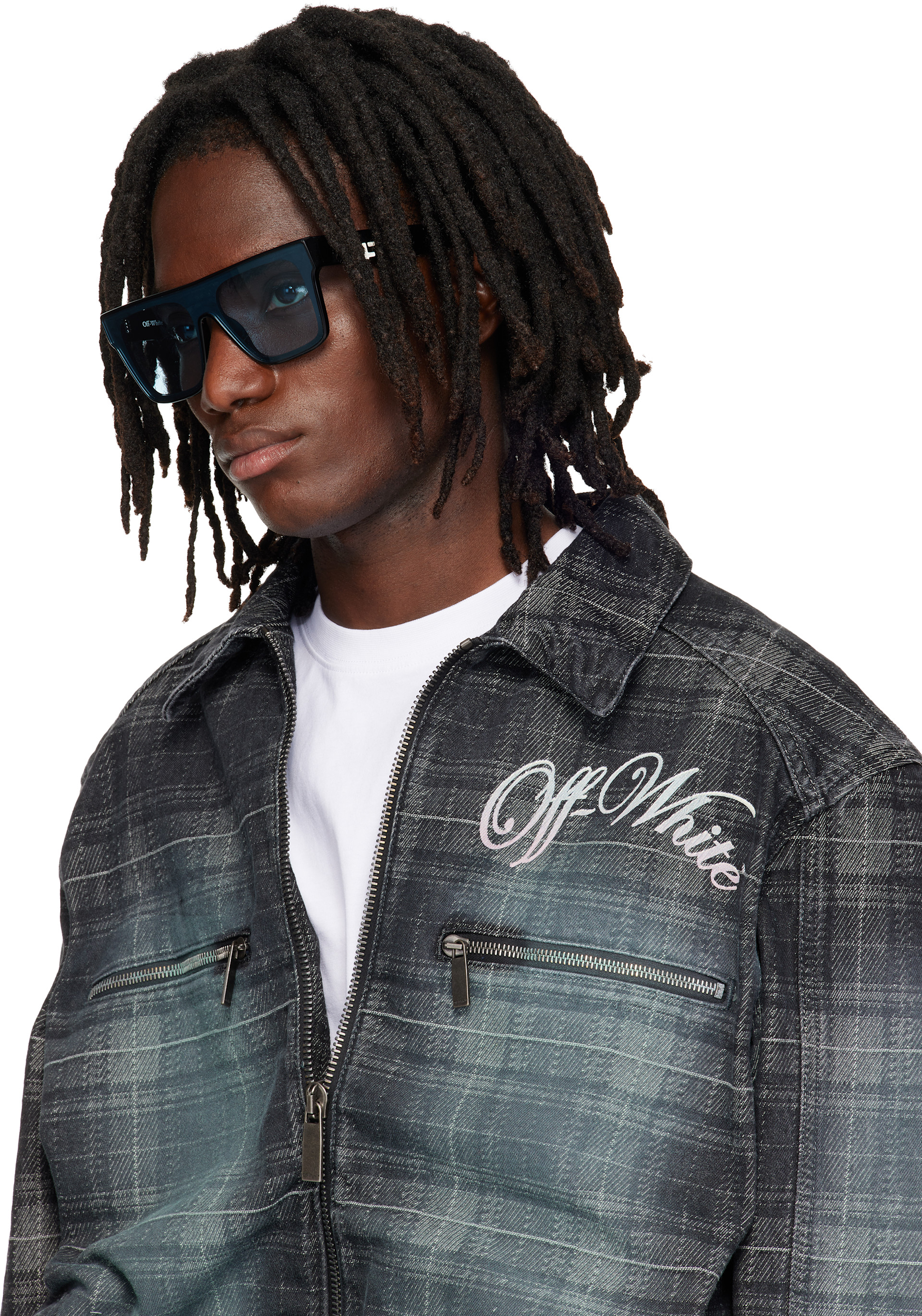 Off-White - Lunettes de soleil Columbus noires