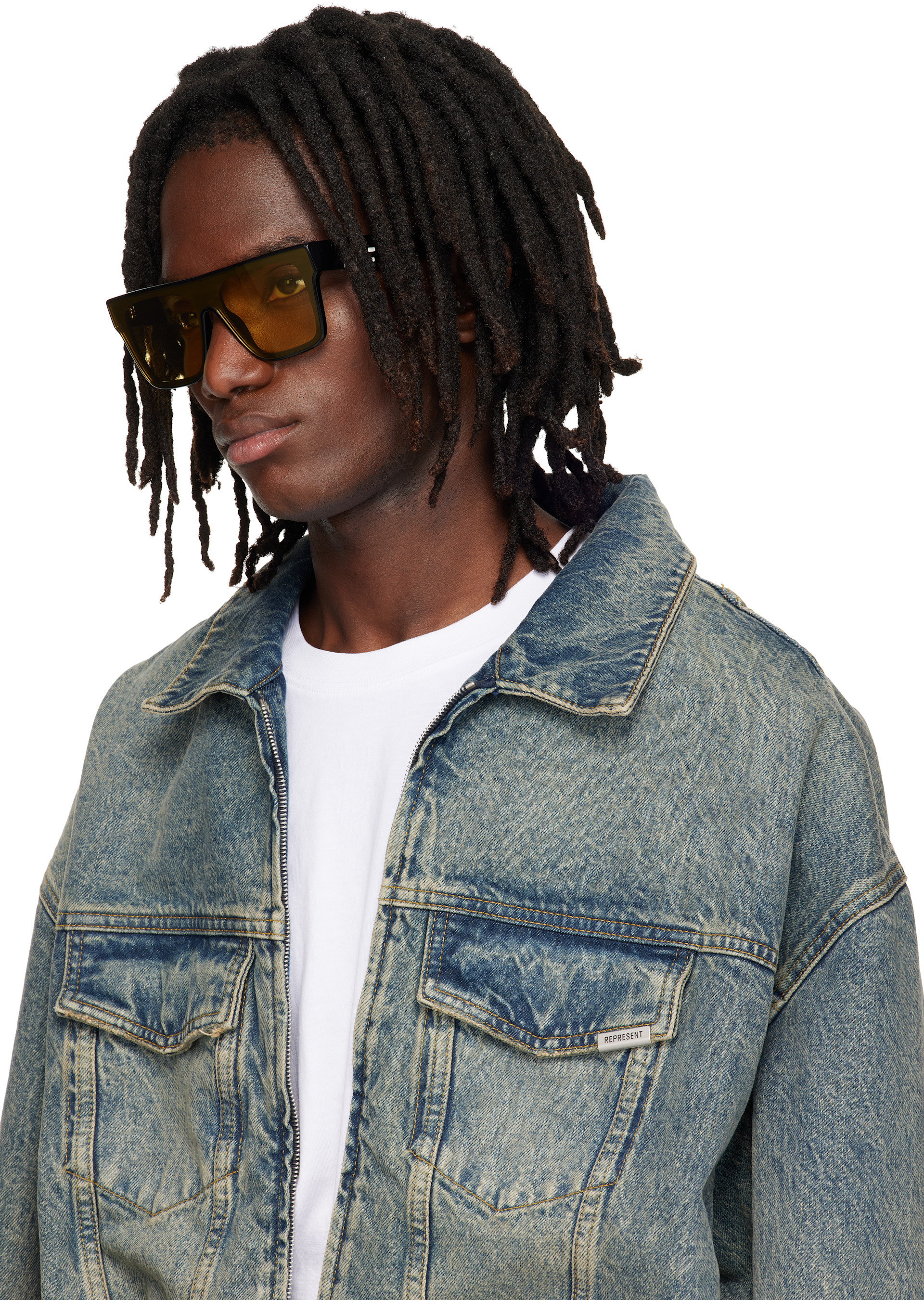 Off-White - Lunettes de soleil Columbus noires