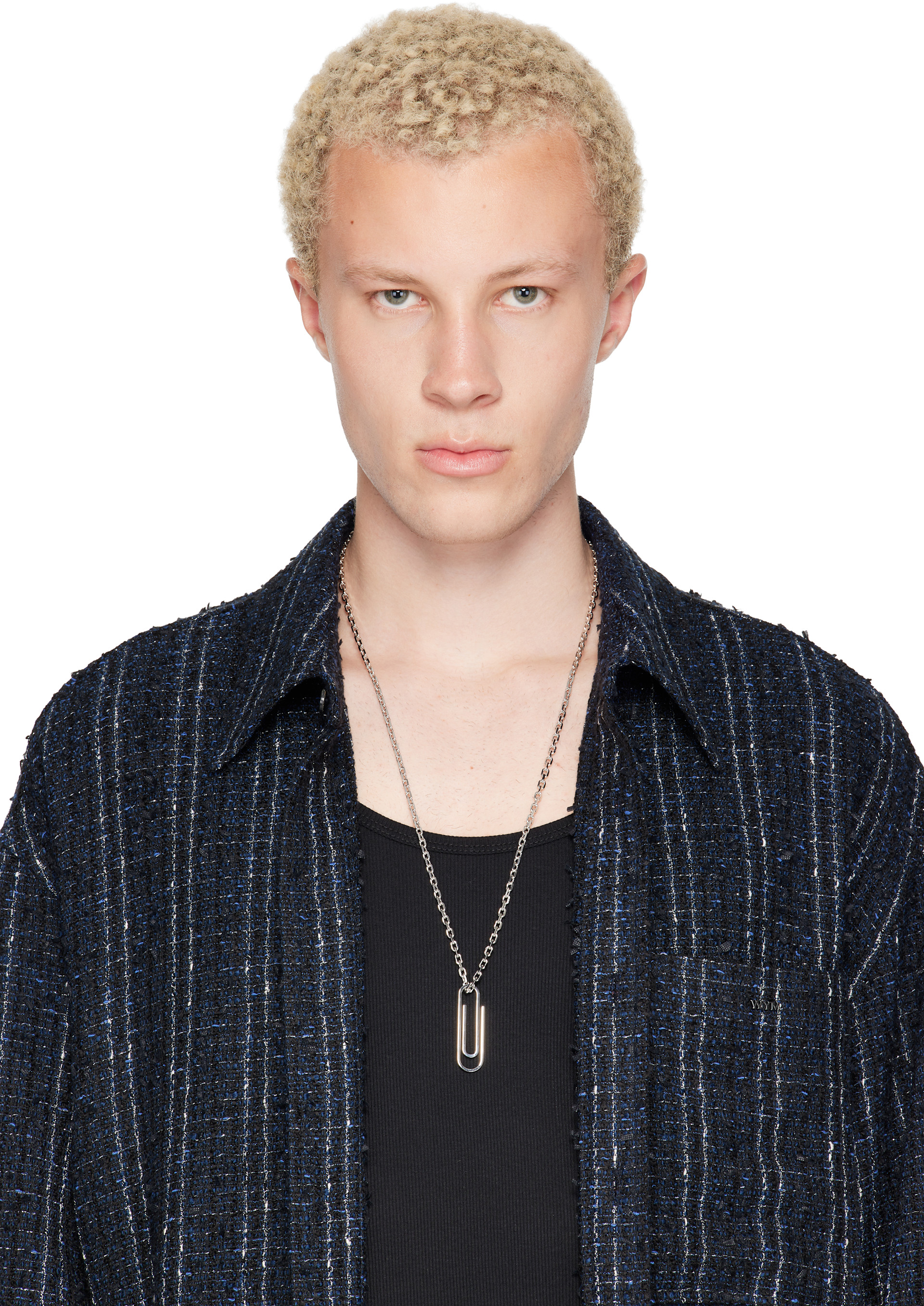 Off-White - Collier à pendentif en forme de trombone