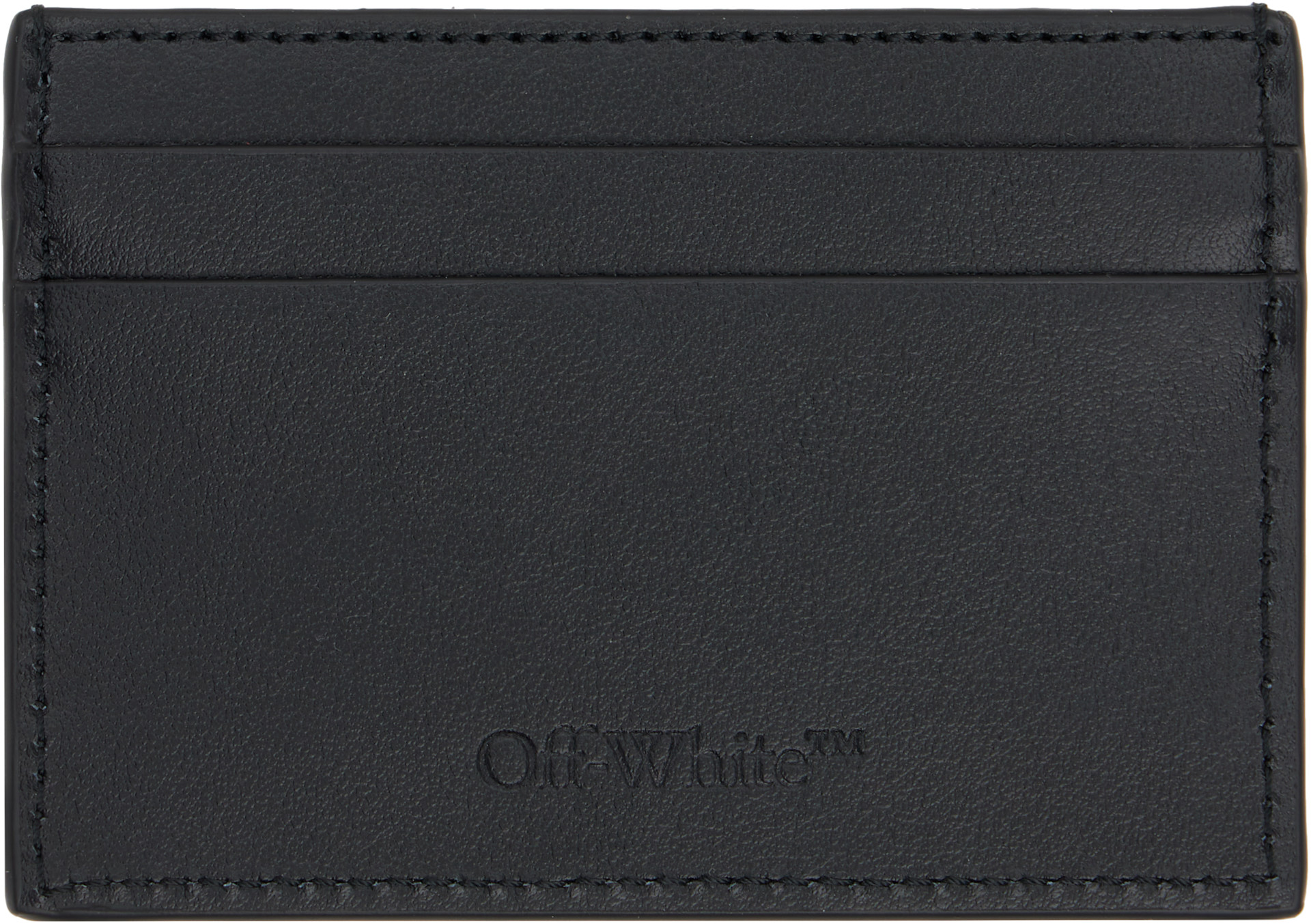 Off-White - ブラック Bookish Spray Arrow カードケース