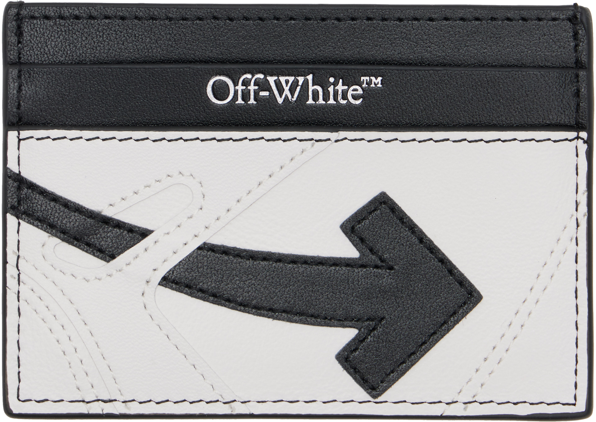 Off-White - 블랙 OOO 스니커즈 카드 지갑