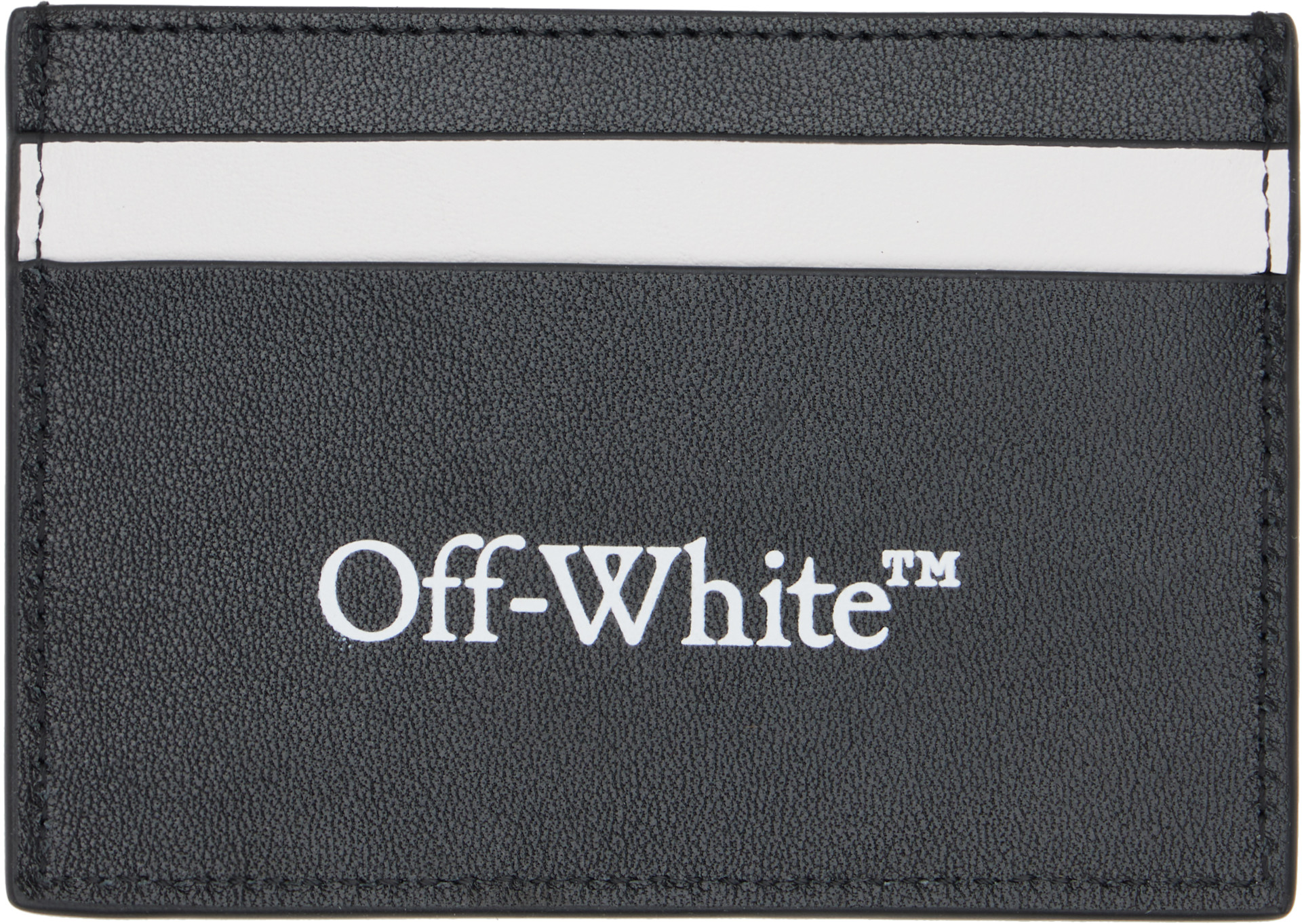 Off-White - 블랙 OOO 스니커즈 카드 지갑