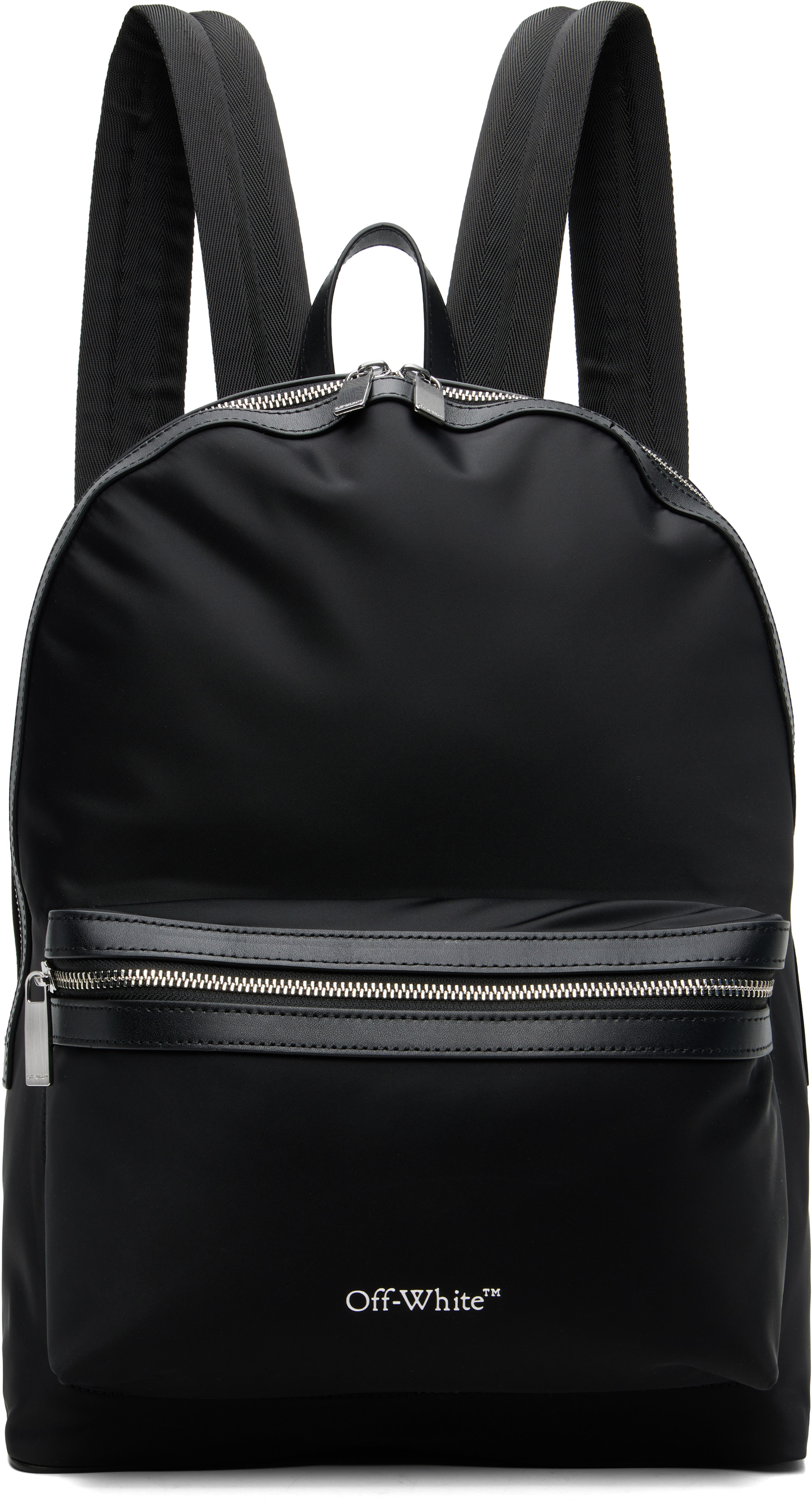 Off-White - Black Core Round Backpack