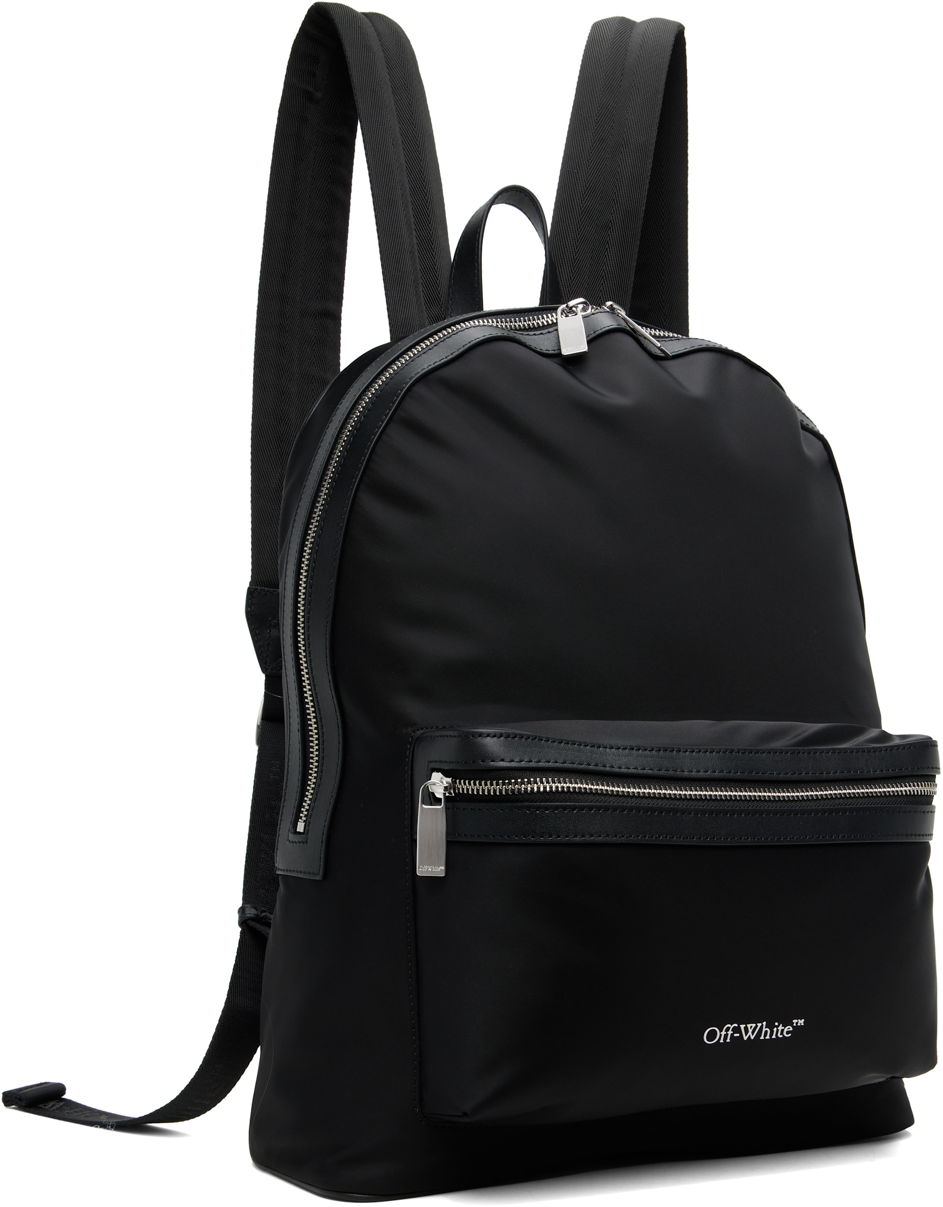 Off-White - Black Core Round Backpack