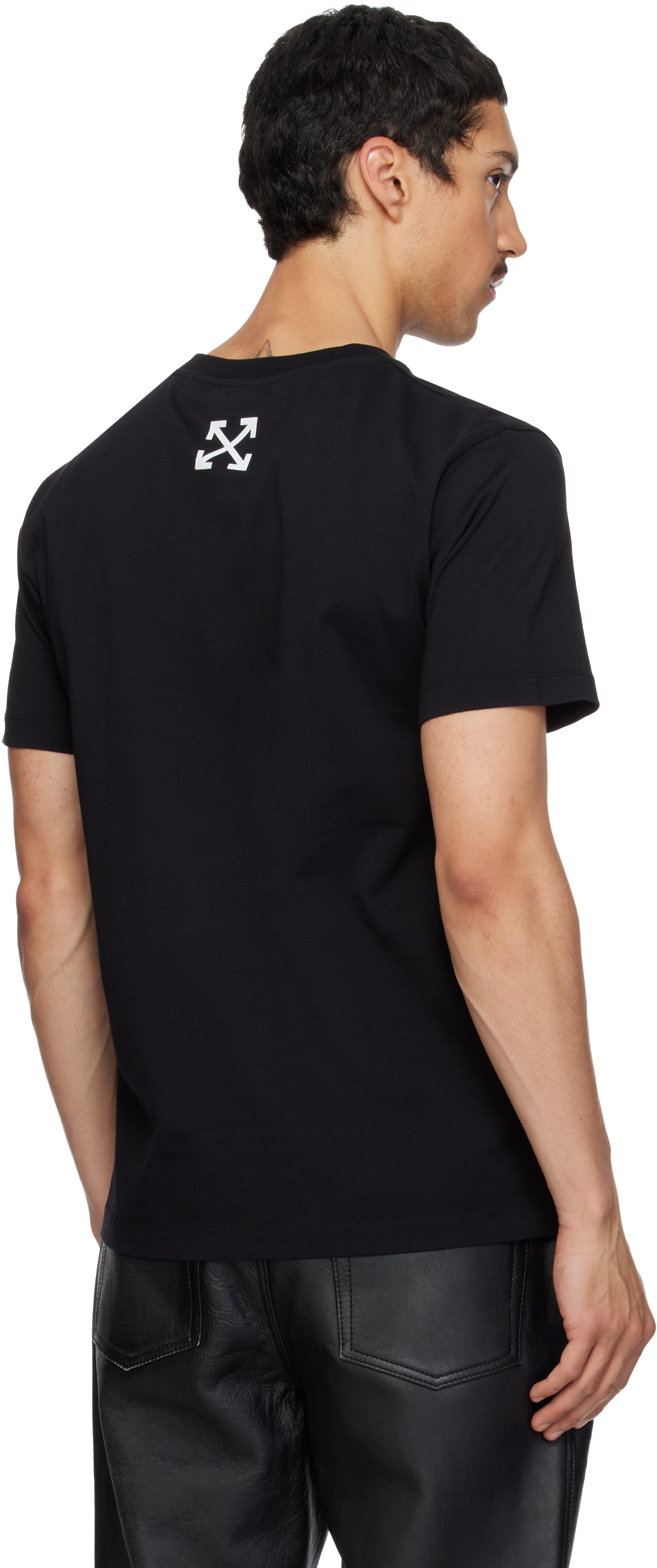 Off-White - ブラック Eagle Rock スリムフィットTシャツ